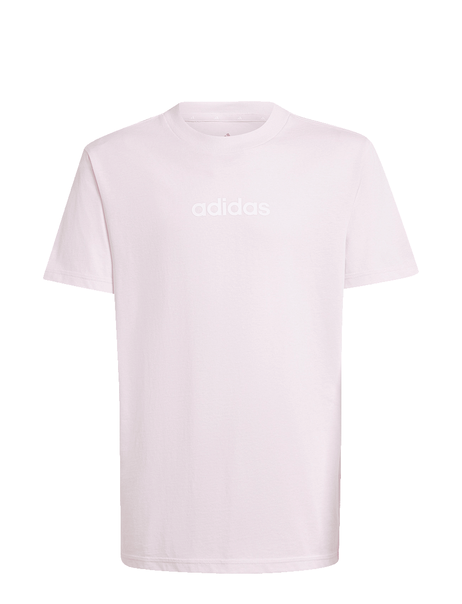 adidas Sportswear - J LIN TEE 160 - kurzärmelig - clpink/white - 1