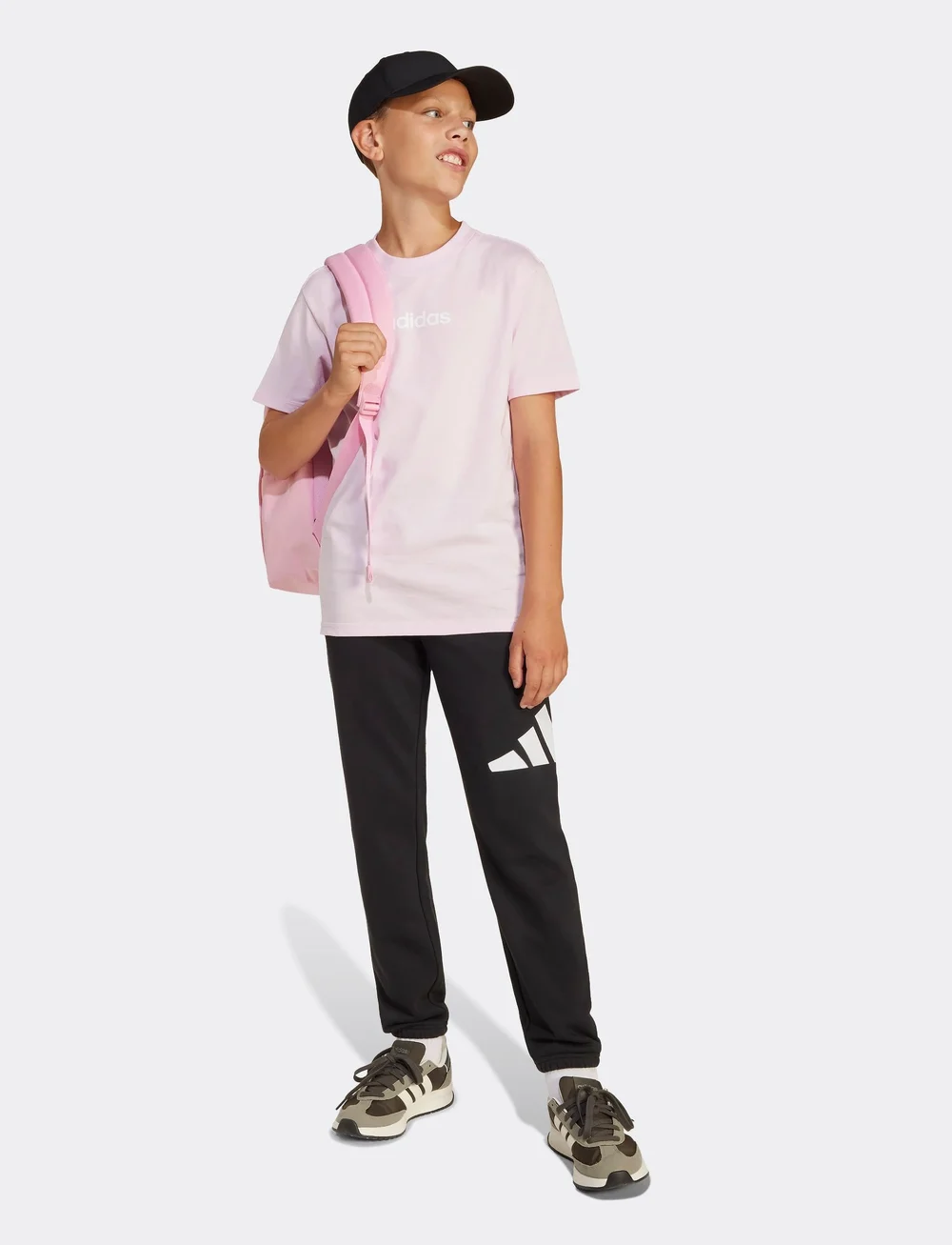 adidas Sportswear - J LIN TEE 160 - kurzärmelig - clpink/white - 3