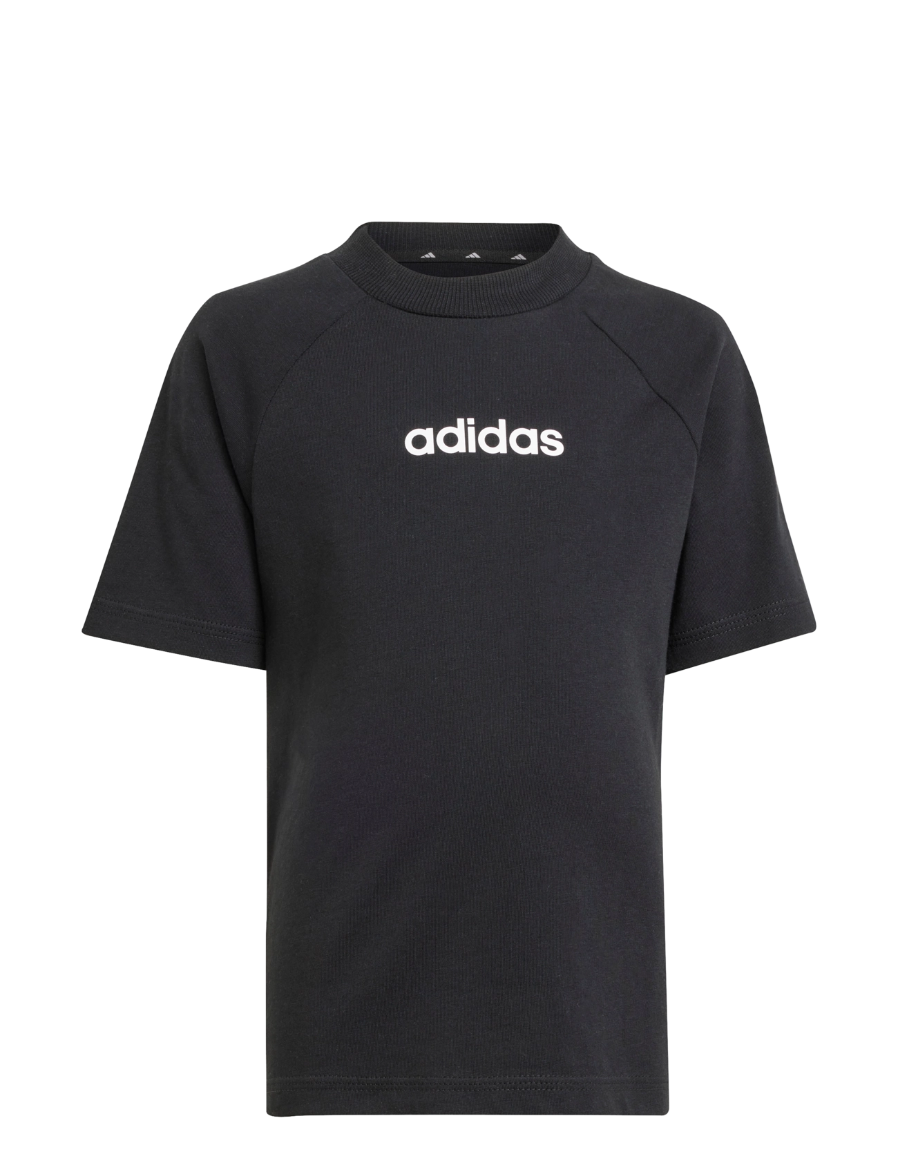 adidas Sportswear LK LIN TEE 160 - Voir tout - BLACK/WHITE / black