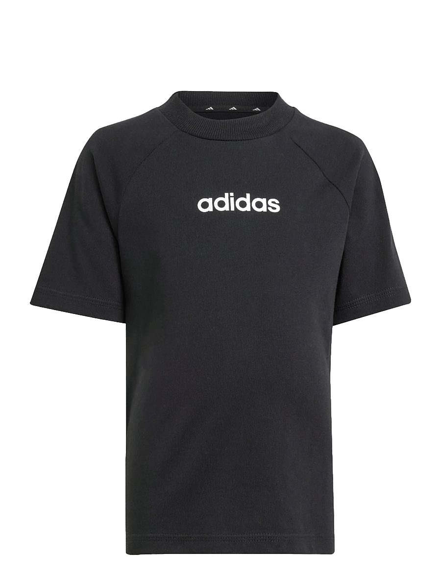 adidas Sportswear - LK LIN TEE 160 - kortärmade t-shirts - black/white - 1