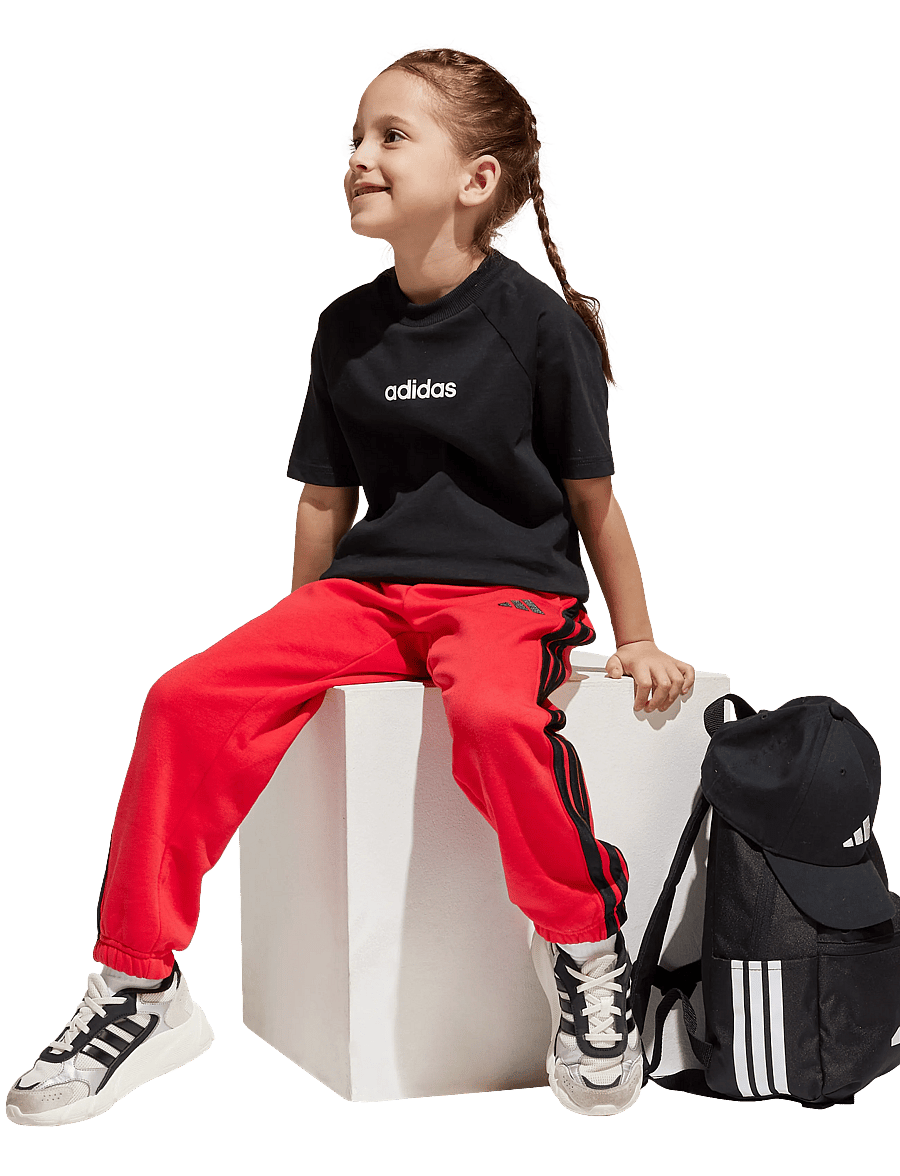 adidas Sportswear - LK LIN TEE 160 - kortärmade t-shirts - black/white - 0