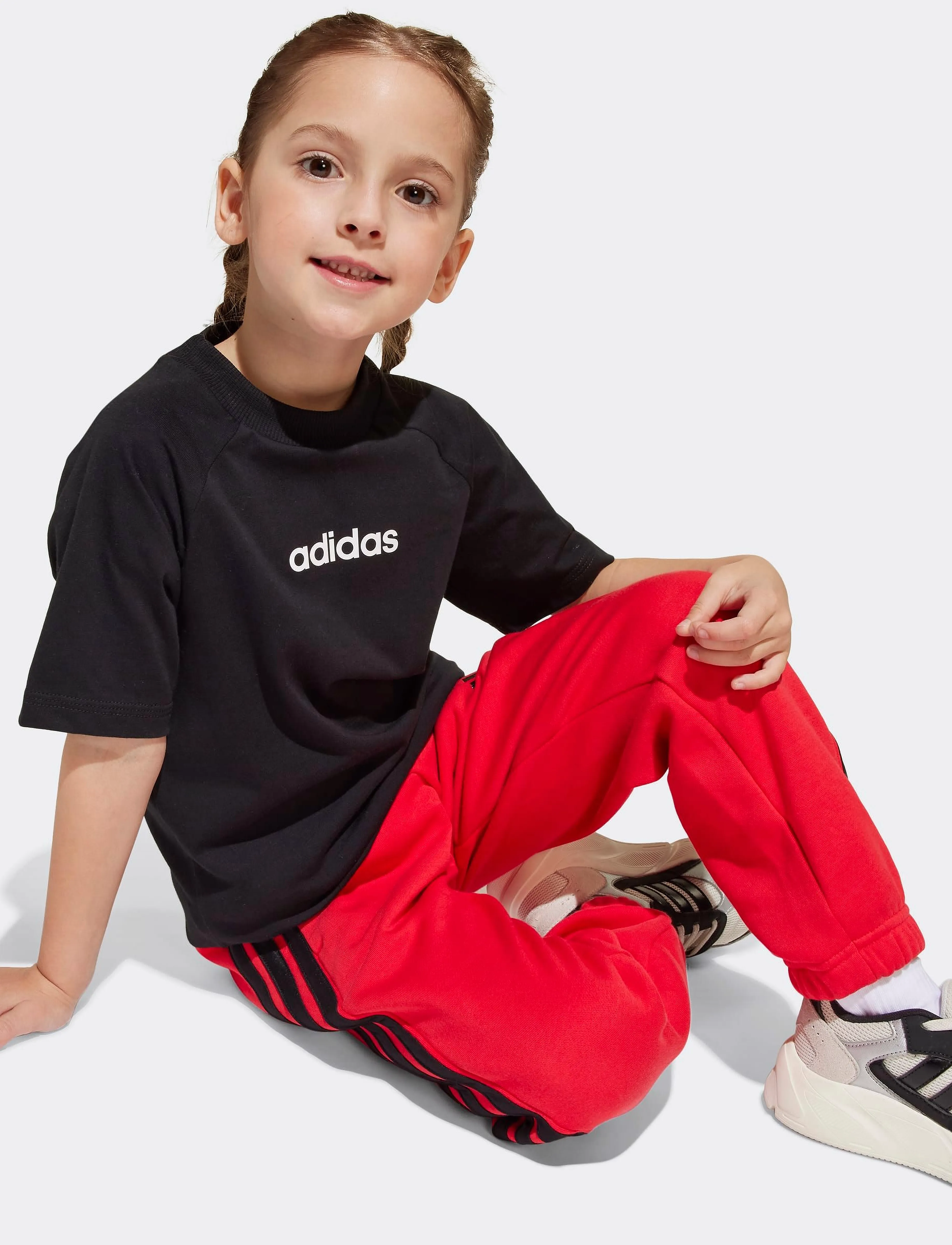 adidas Sportswear - LK LIN TEE 160 - kurzärmelig - black/white - 4