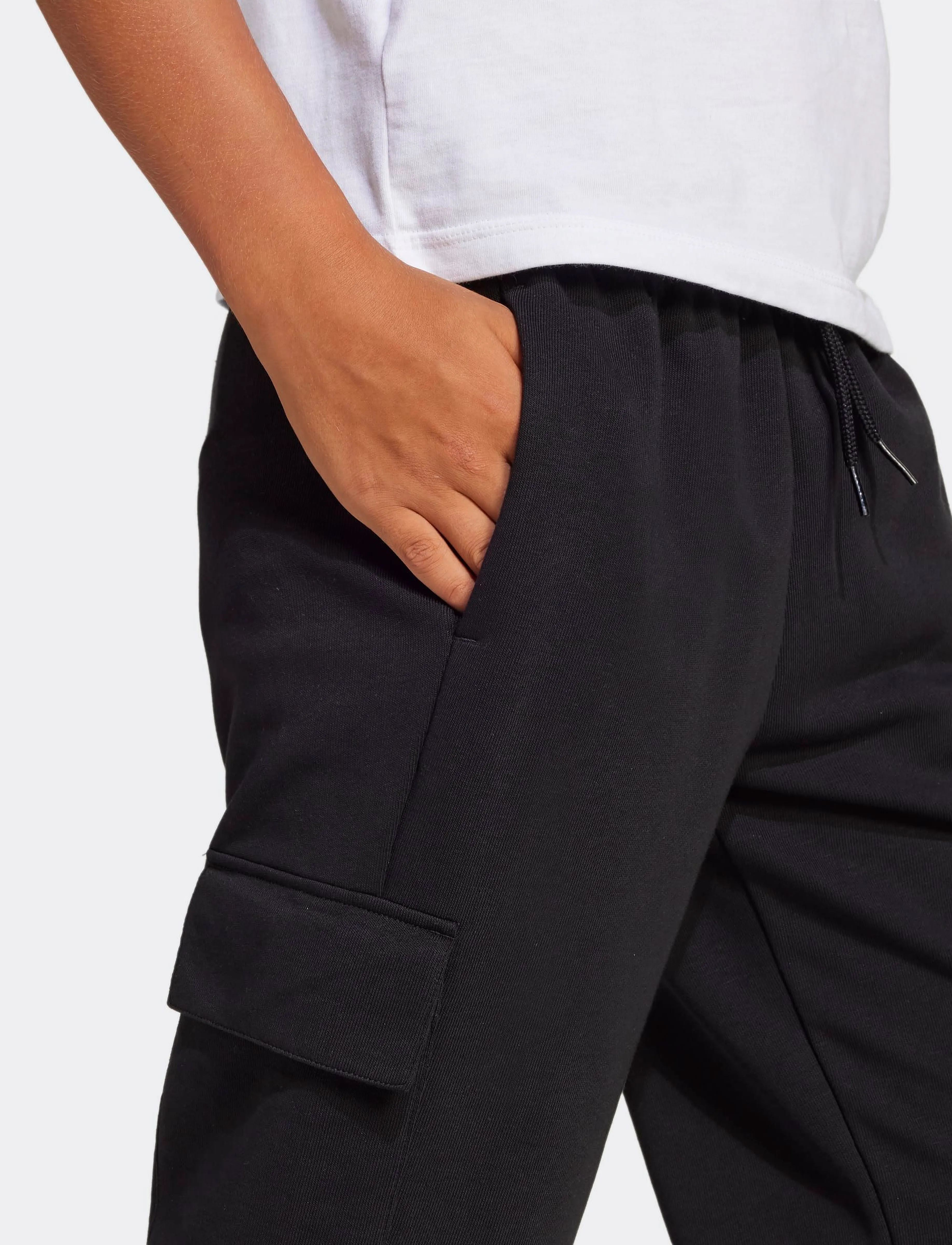 adidas Sportswear - J SL FT C PT - black/white - 2