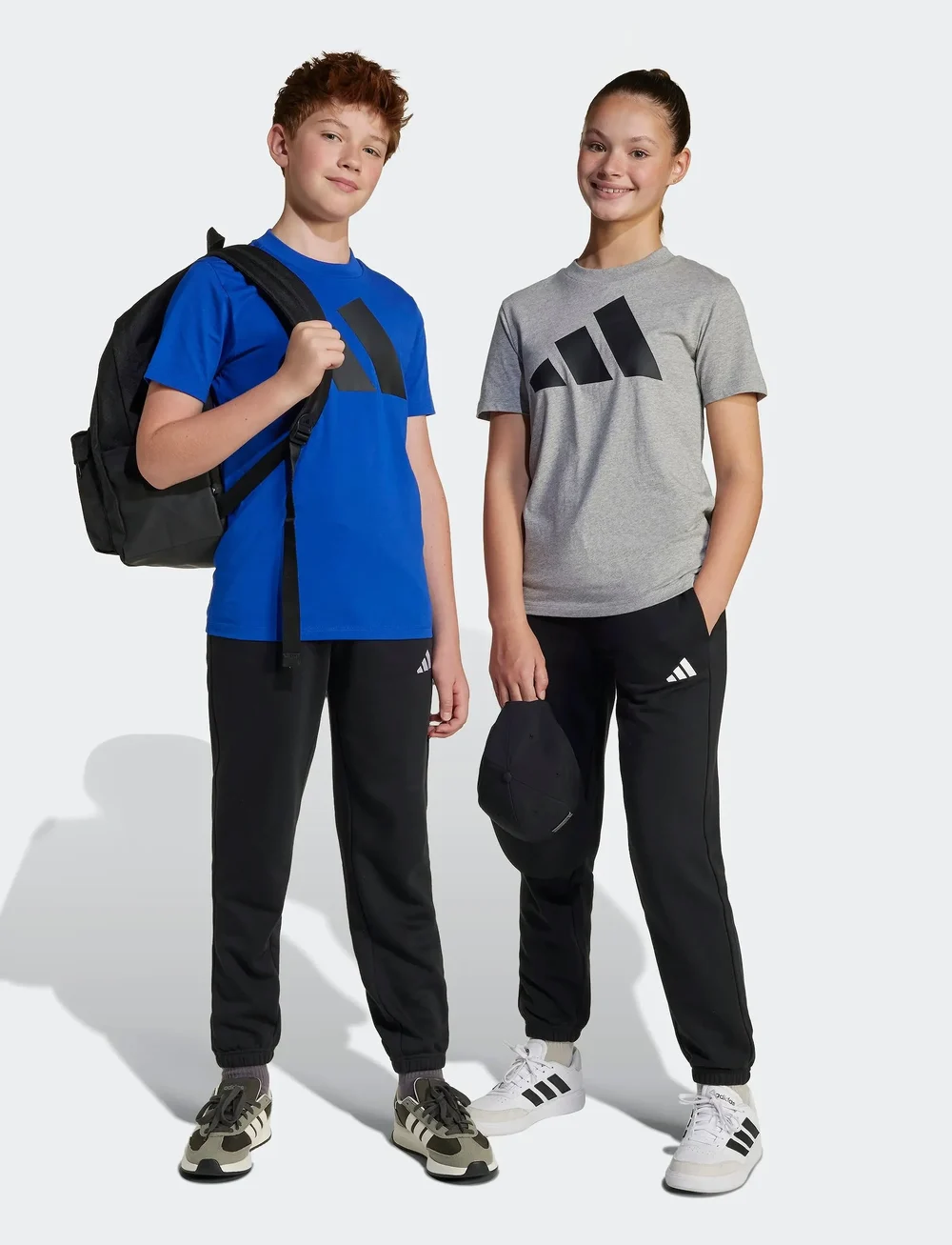 adidas Sportswear - J SL FL PT 225 - træningsbukser - black/white - 3