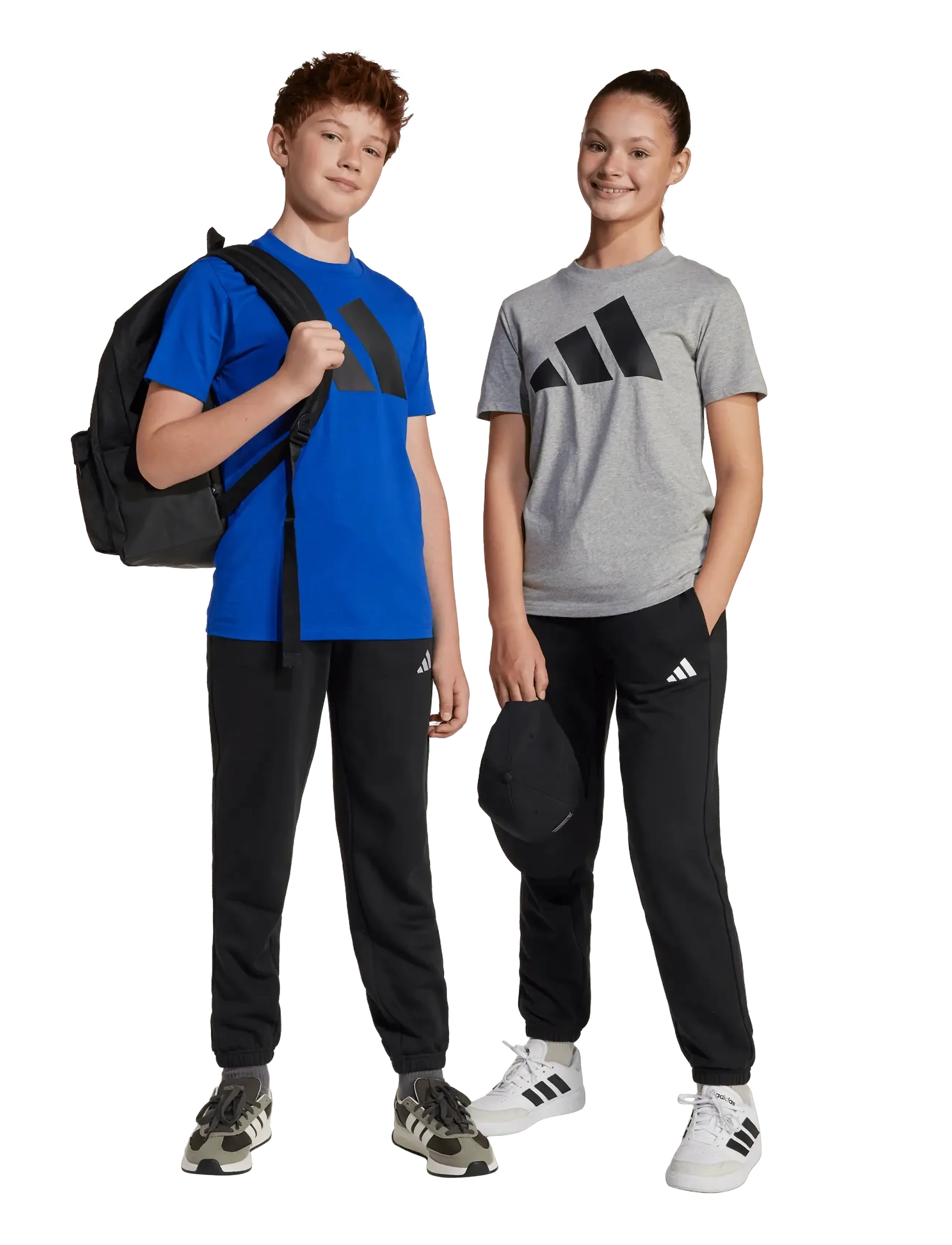 adidas Sportswear - J SL  FL PT 225 - Æfingabuxur - black/white - 3