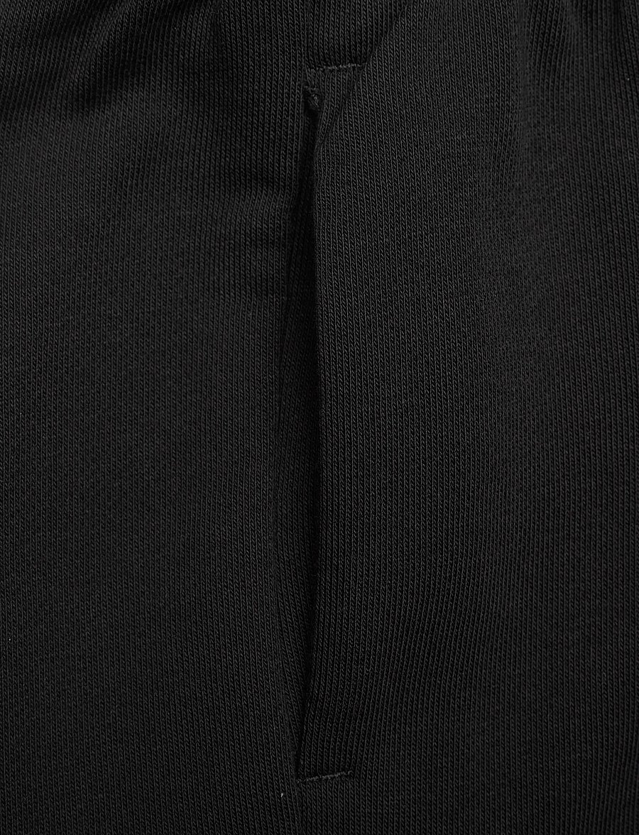adidas Sportswear - J SL FT C SH - sweatshorts - black/white - 2