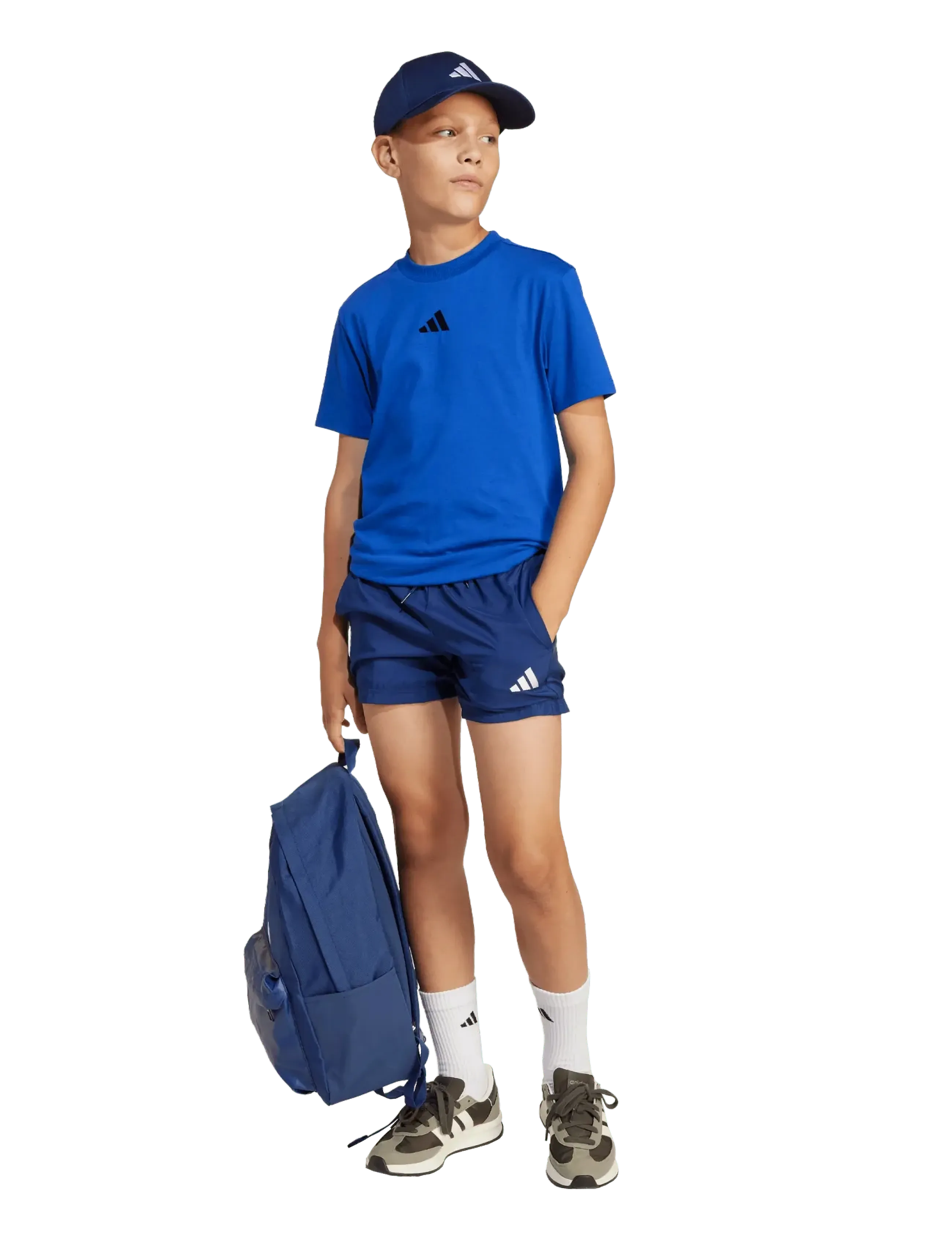 adidas Sportswear J Sl Chelsea Sh, 128, Shorts, Blau - Sport Kinder