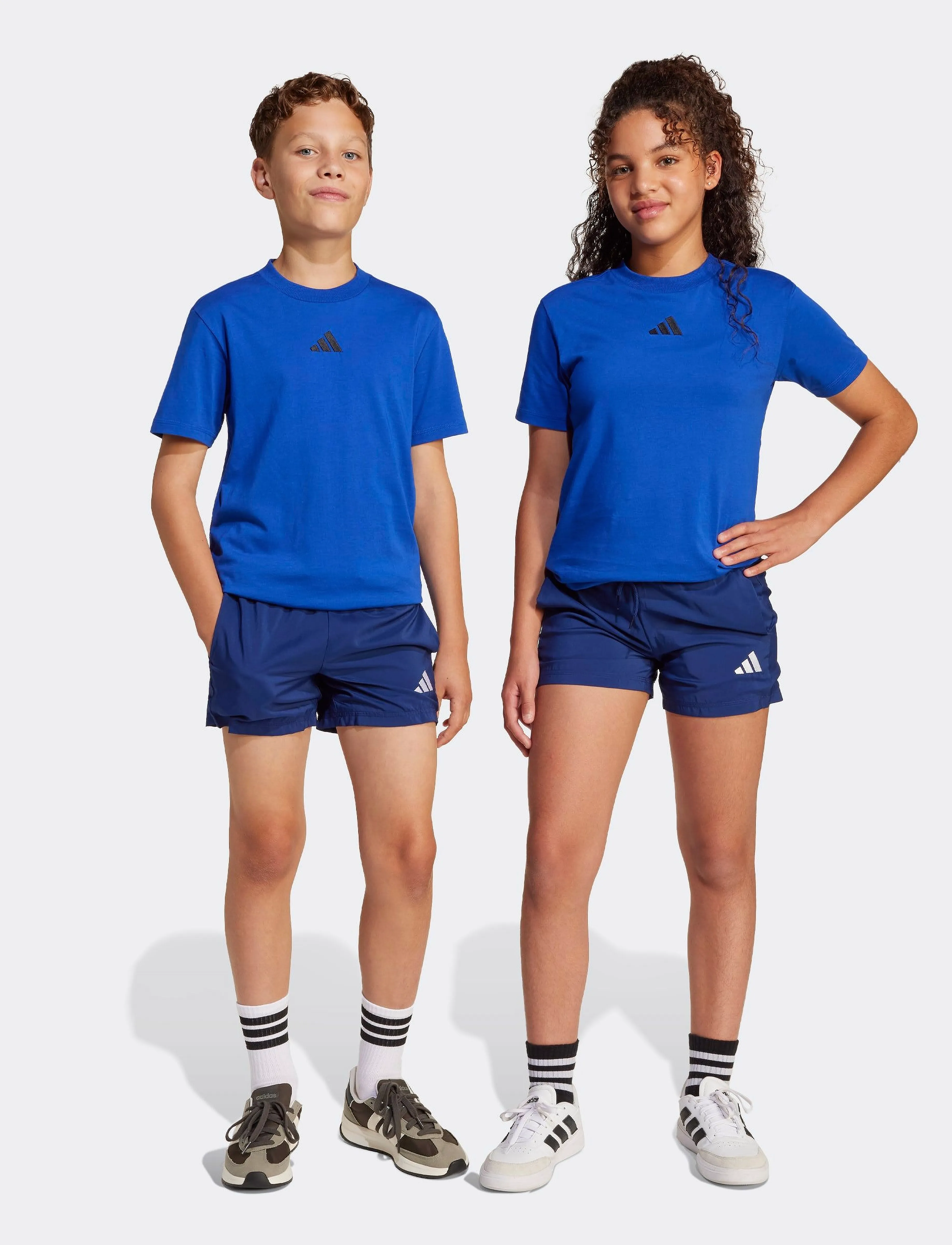 adidas Sportswear - J SL CHELSEA SH - sportsshorts - dkblue/white - 4