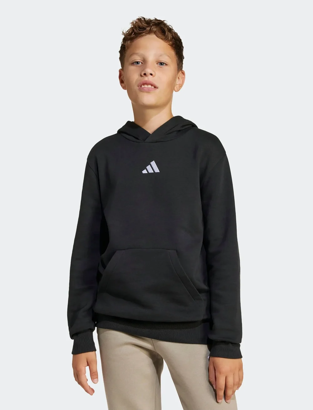 adidas Sportswear - J SL FL HD 225 - kapuzenpullover - black/white - 0