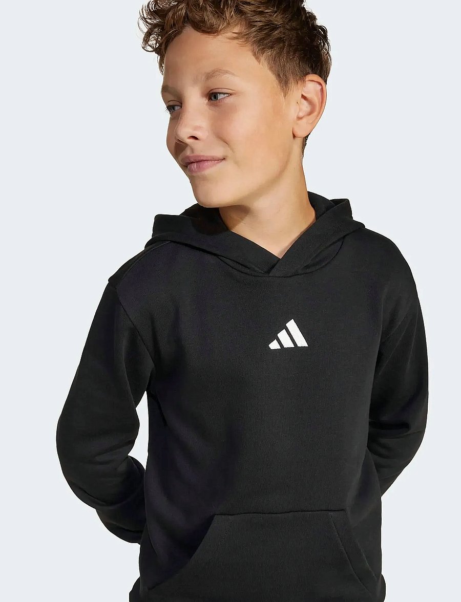 adidas Sportswear - J SL FL HD 225 - kapuzenpullover - black/white - 4