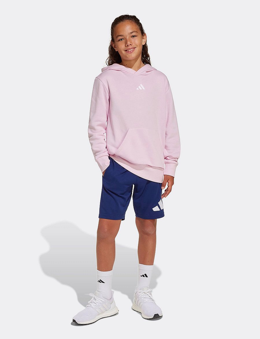 adidas Sportswear - J SL FL HD 225 - kapuutsiga dressipluusid - clpink/white - 0