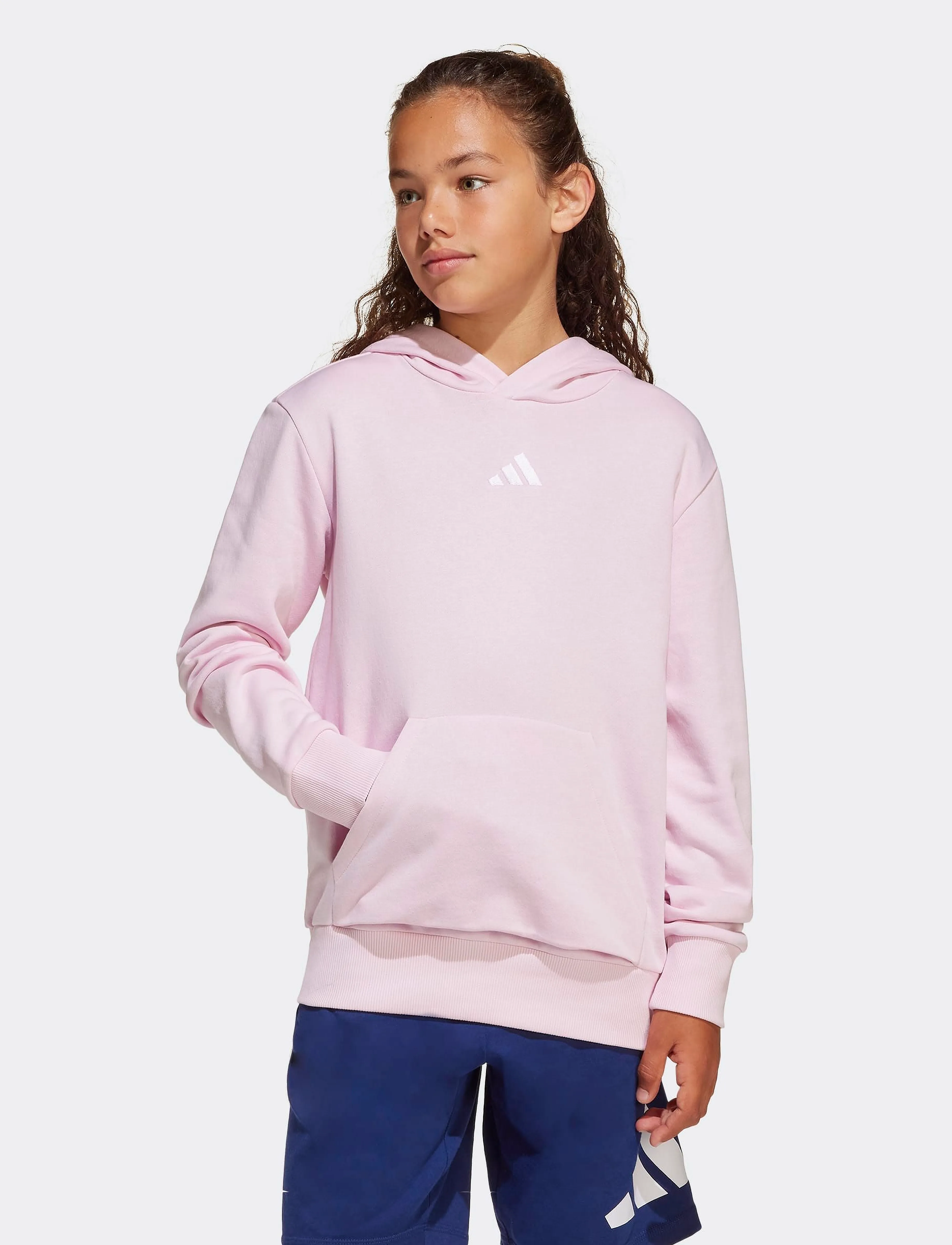 adidas Sportswear - J SL FL HD 225 - hættetrøjer - clpink/white - 5