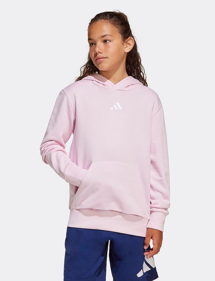 adidas Sportswear - J SL FL HD 225 - kapuutsiga dressipluusid - clpink/white - 5