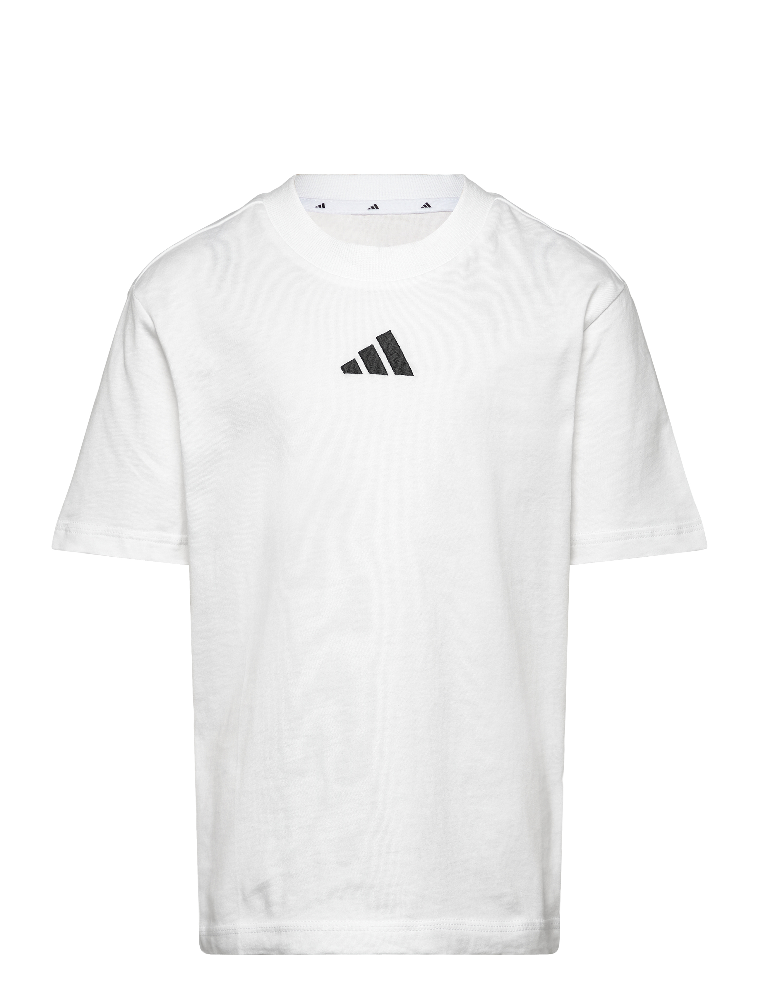 adidas Sportswear J SL TEE 160 - Alussärgid - WHITE/BLACK / white