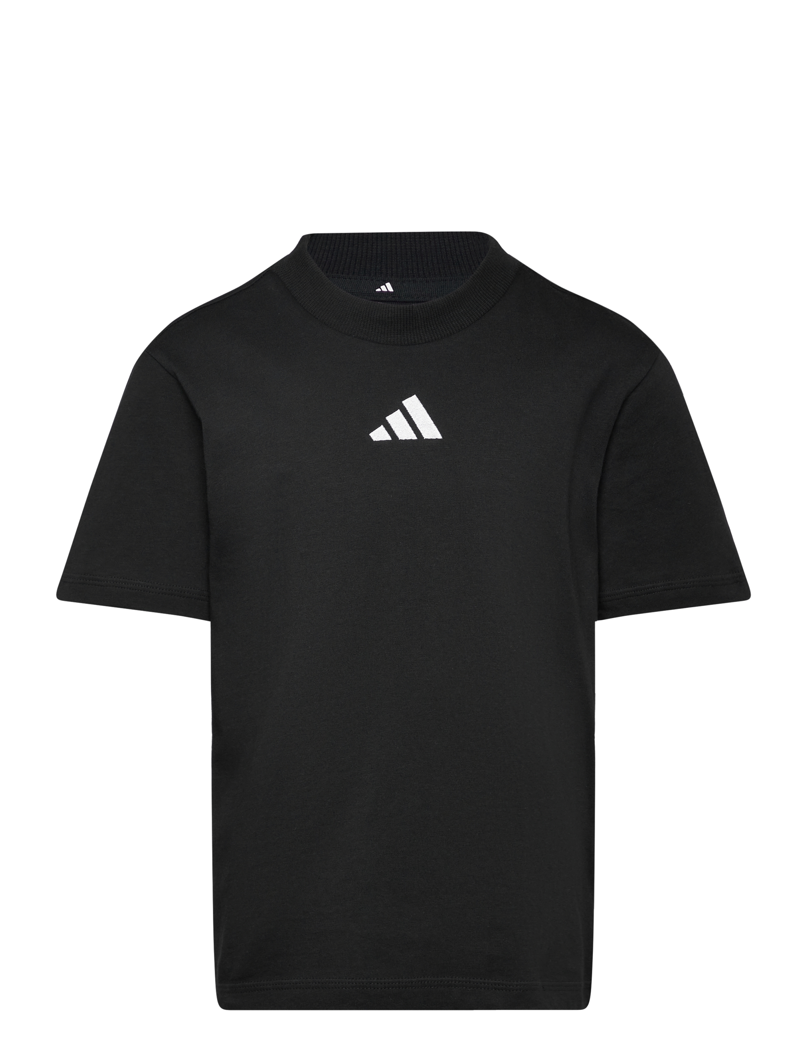 adidas Sportswear J SL TEE 160 - Toppe og t-shirts - BLACK/WHITE / black
