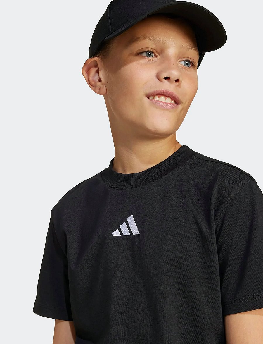 adidas Sportswear - J SL TEE 160 - lühikeste varrukatega t-särgid - black/white - 3