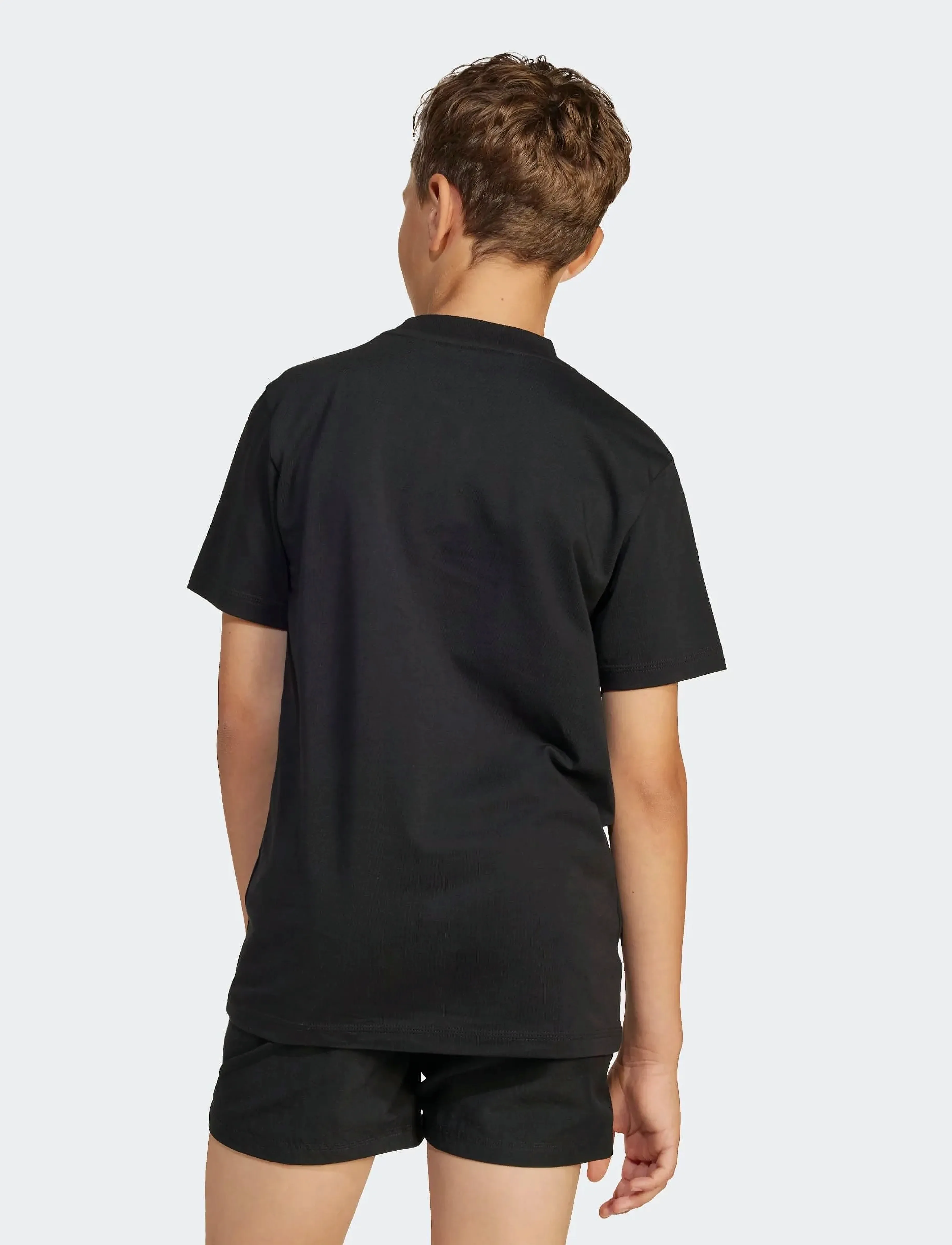 adidas Sportswear - J SL TEE 160 - kortærmede t-shirts - black/white - 4