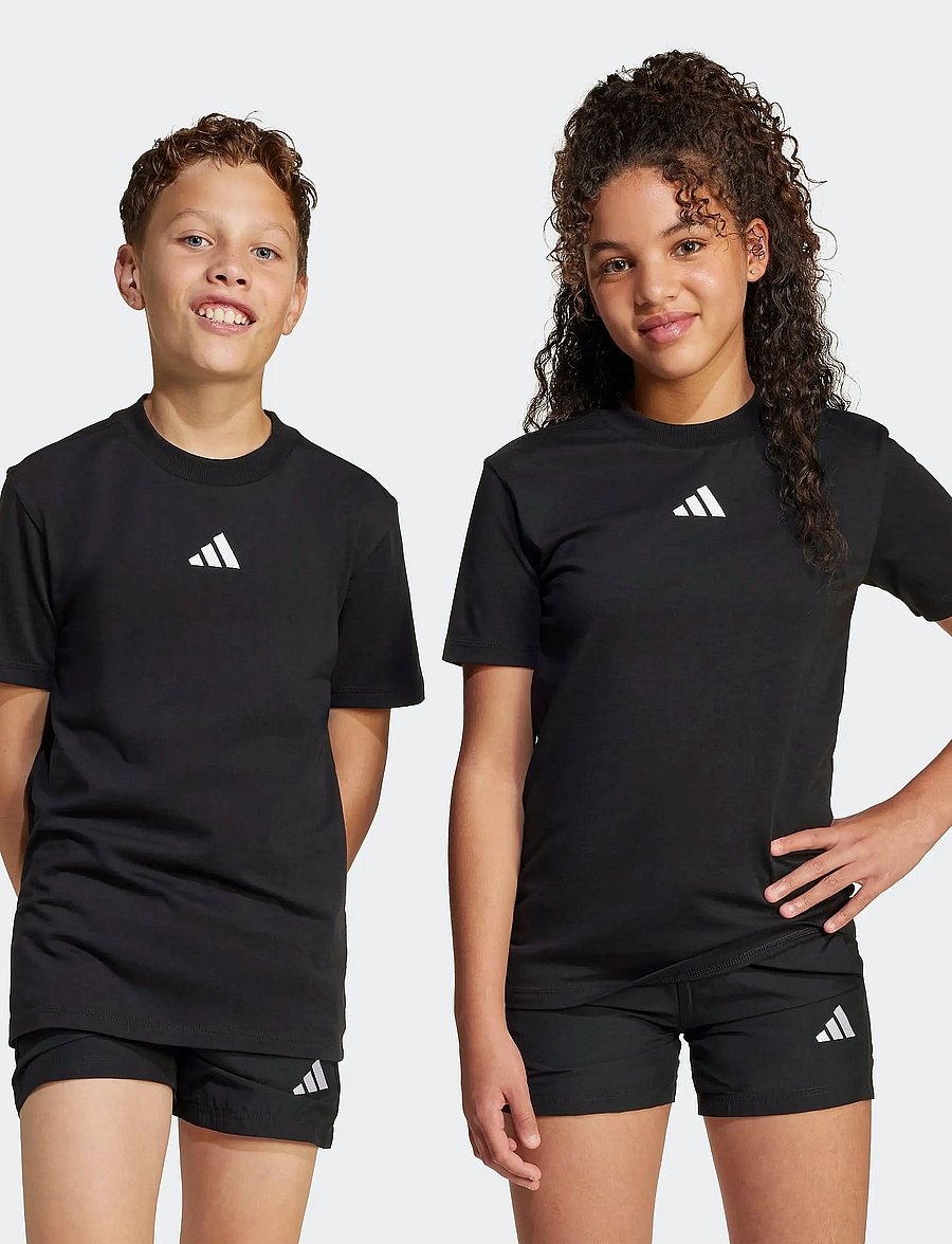 adidas Sportswear - J SL TEE 160 - lühikeste varrukatega t-särgid - black/white - 5