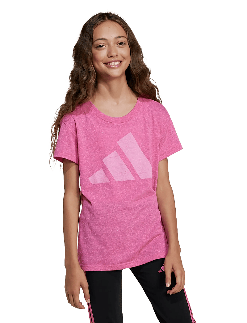 adidas Sportswear - JG BL WIN TEE - kurzärmelig - pnkfus/white - 3