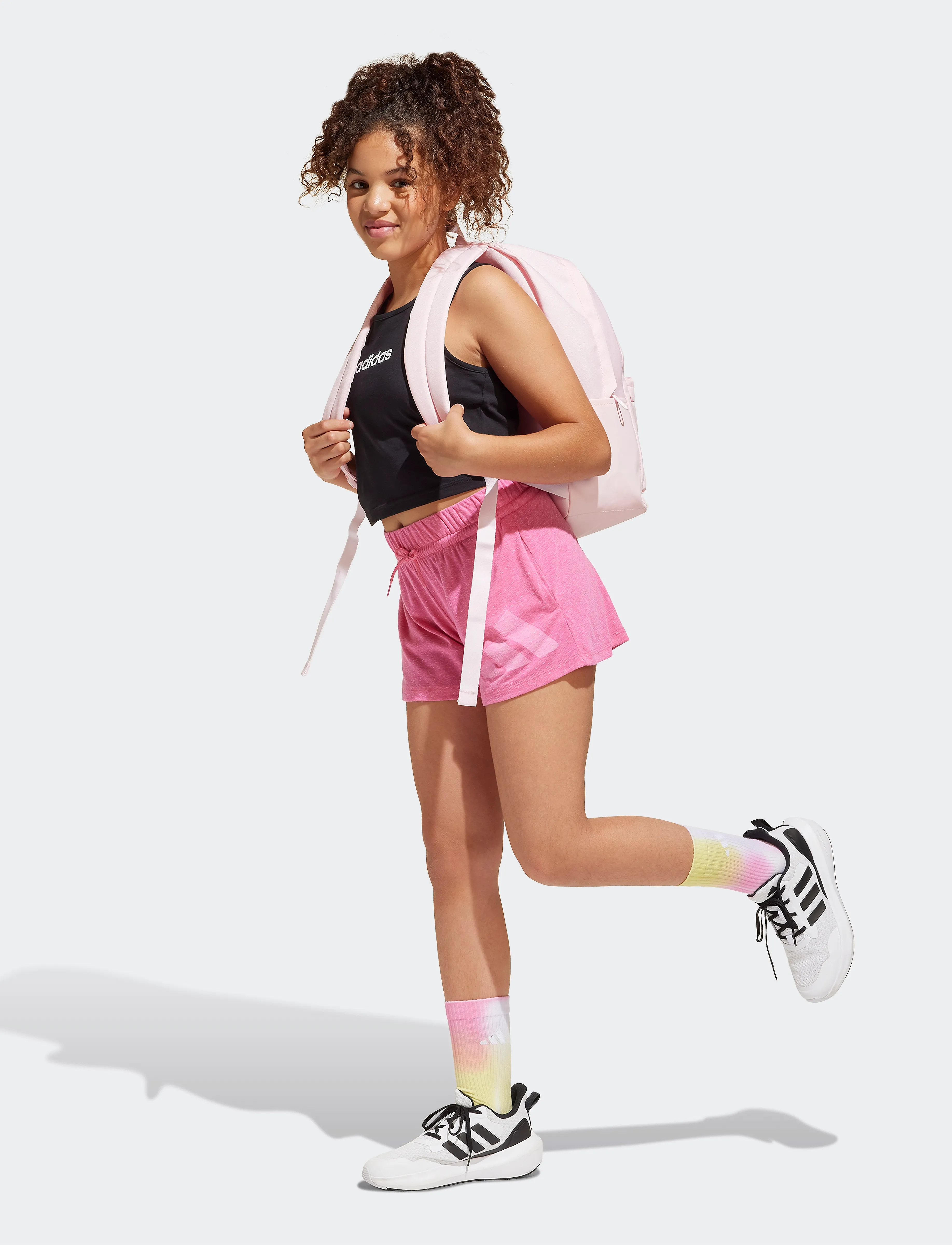 adidas Sportswear JG BL WIN SH - Shorts - PNKFUS/WHITE / pink/rose