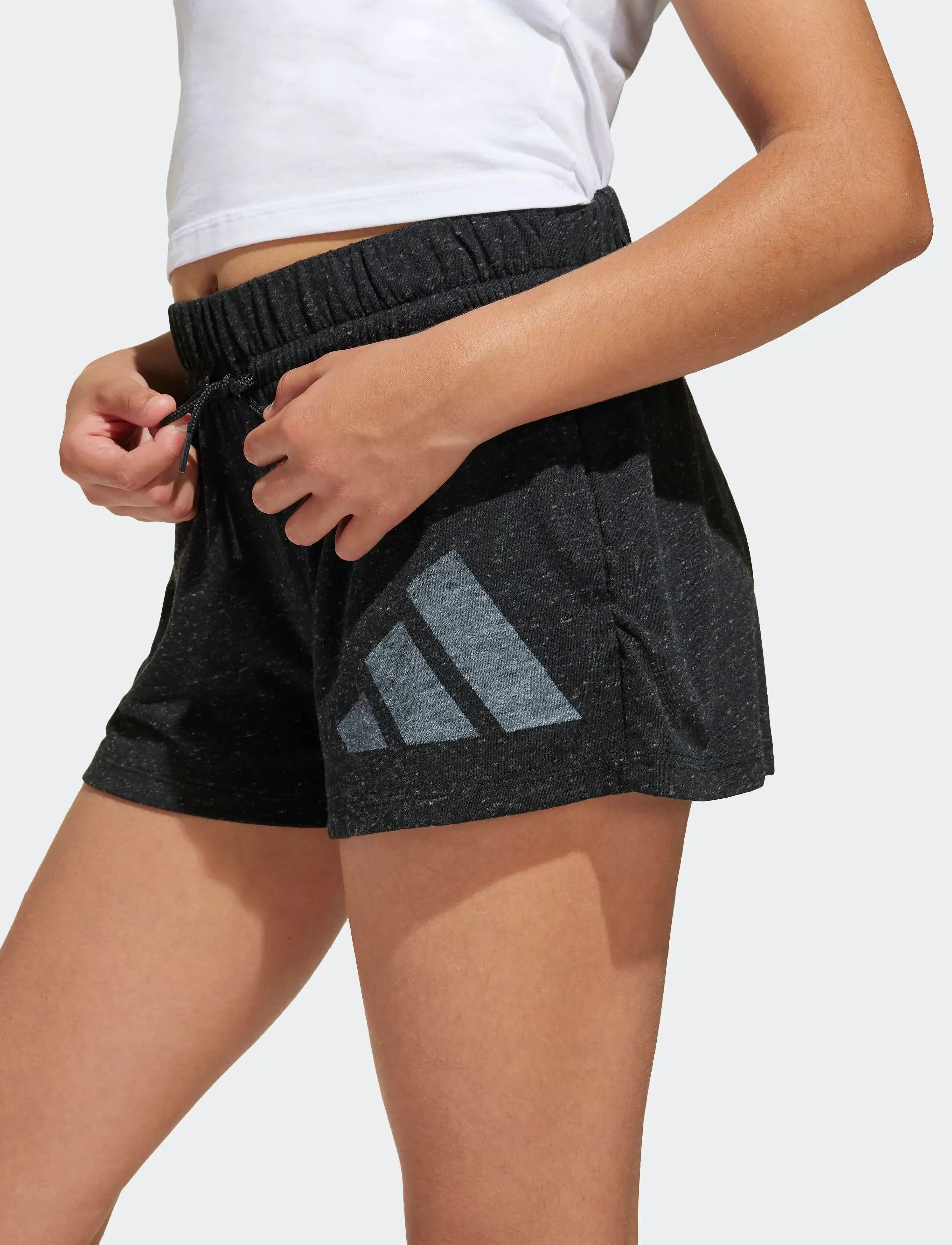 adidas Sportswear - JG BL WIN SH - sport-shorts - black/white - 4