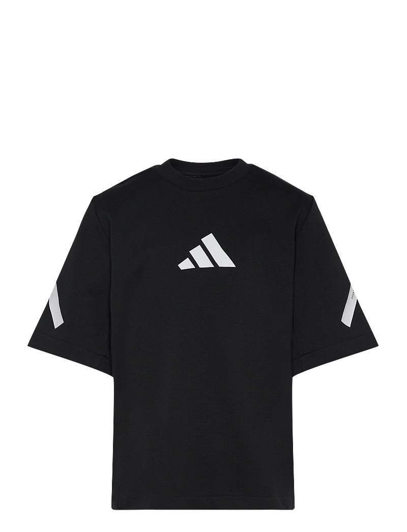 adidas Sportswear - J ZNE TEE - lühikeste varrukatega t-särgid - black/white - 1