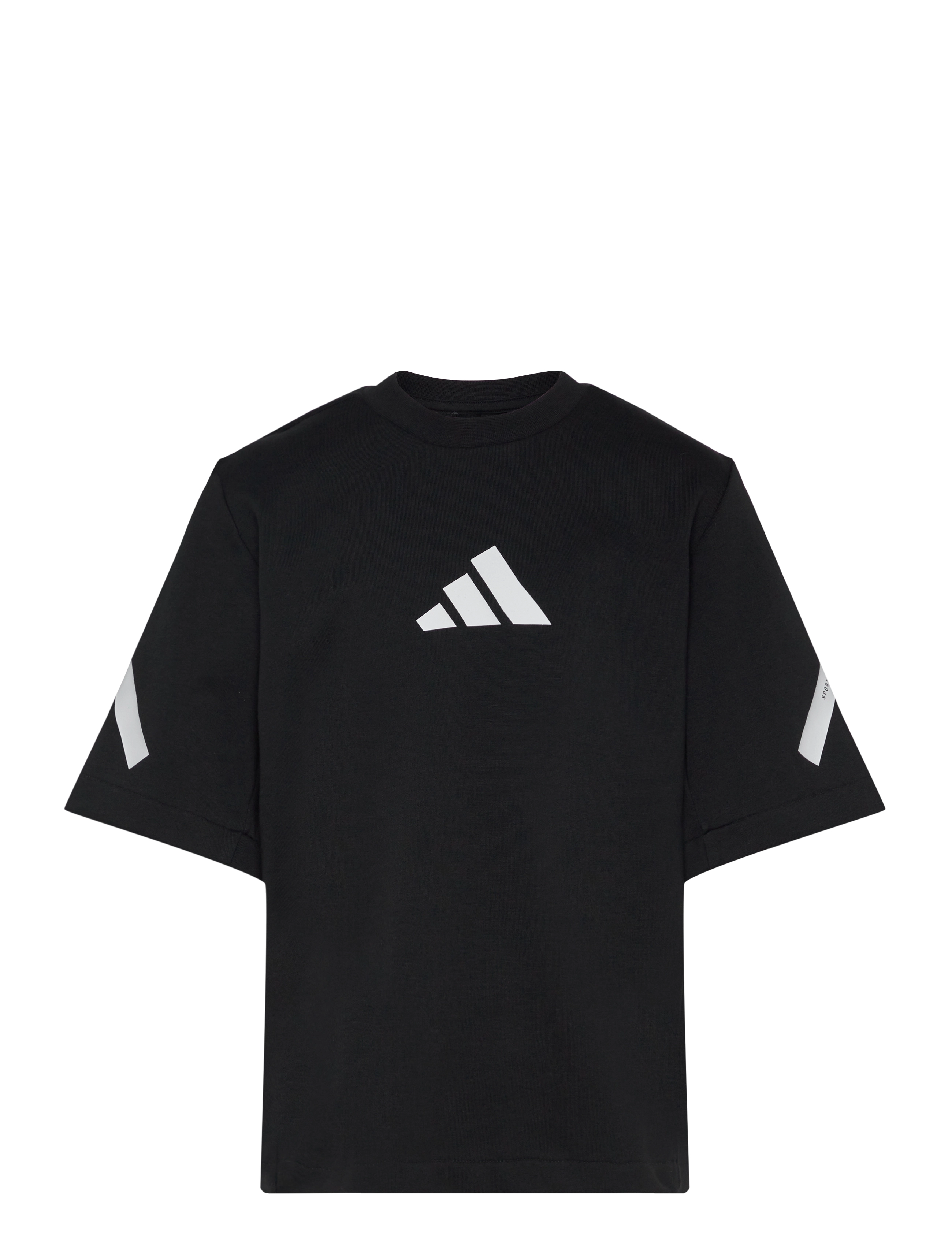 adidas Sportswear - J ZNE TEE - kurzärmelig - black/white - 1