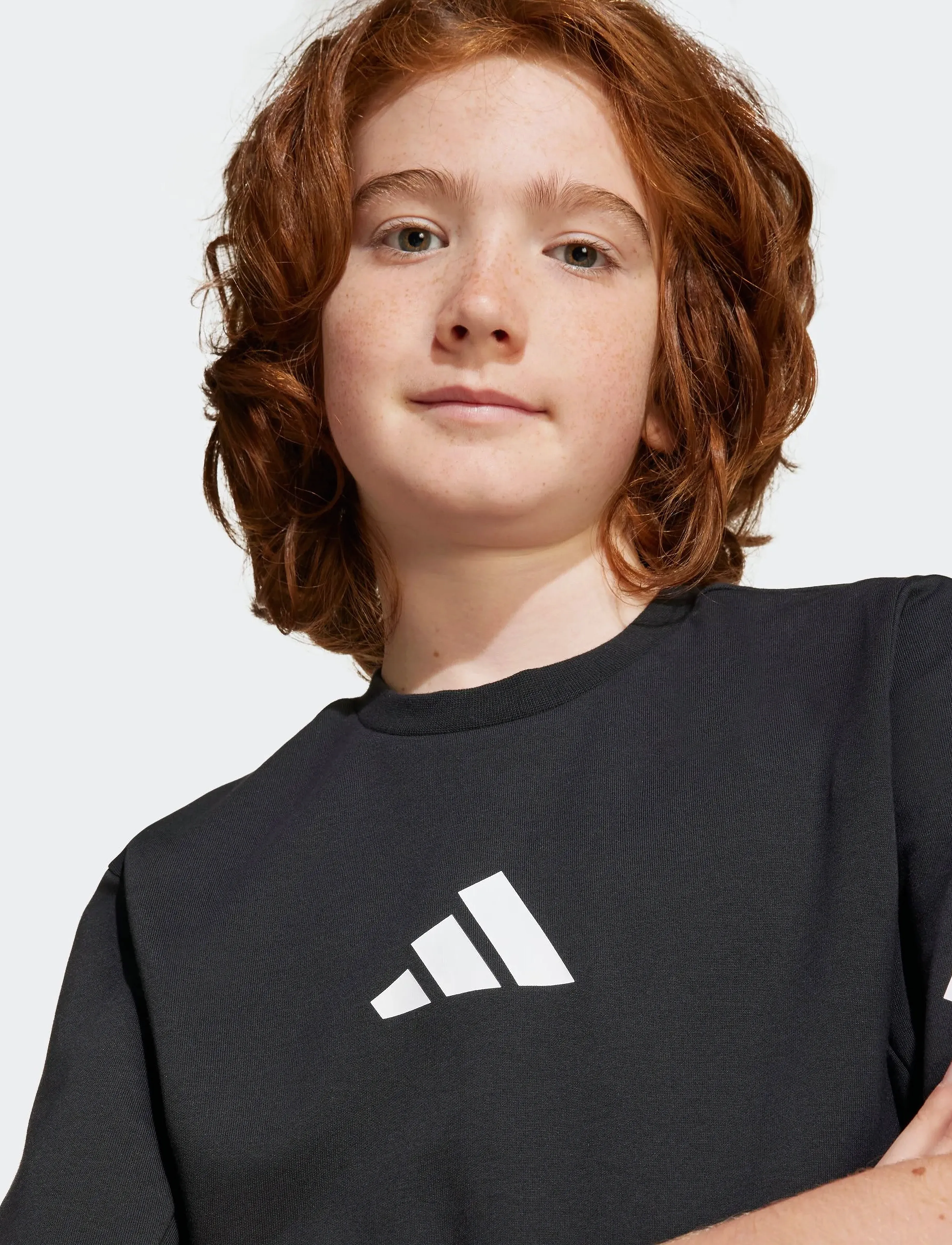 adidas Sportswear - J ZNE TEE - kurzärmelig - black/white - 3