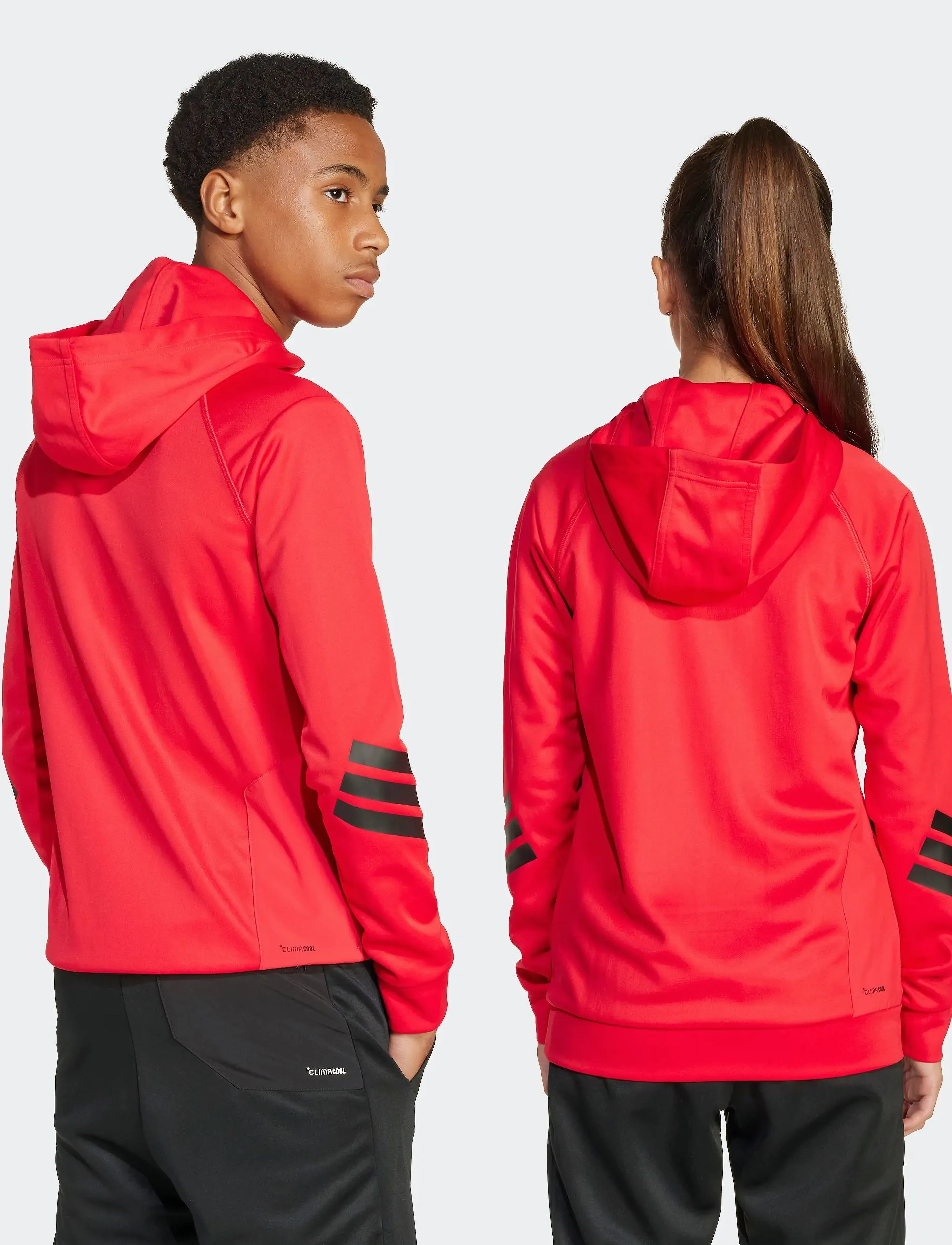 adidas Sportswear - J SPR HOODIE - purrub/black - 3