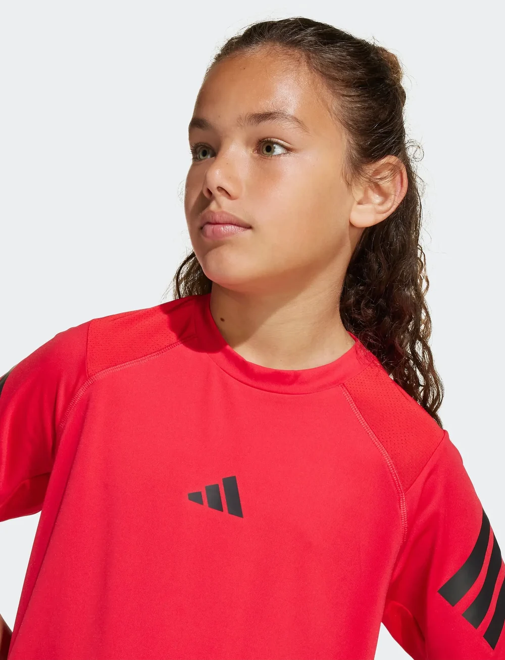 adidas Sportswear - J SPR TEE - marškinėliai trumpomis rankovėmis - purrub/black - 3