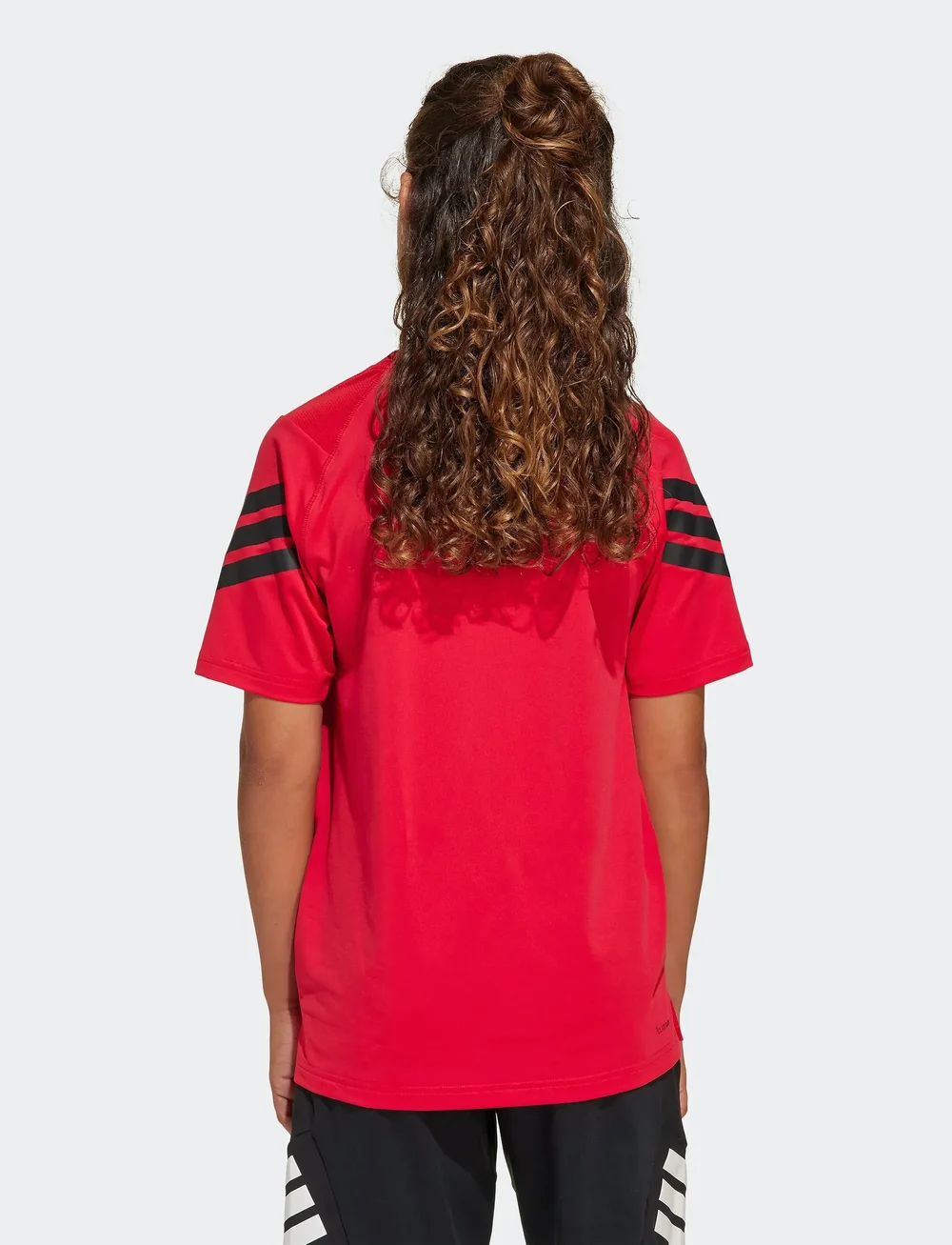 adidas Sportswear - J SPR TEE - marškinėliai trumpomis rankovėmis - purrub/black - 4