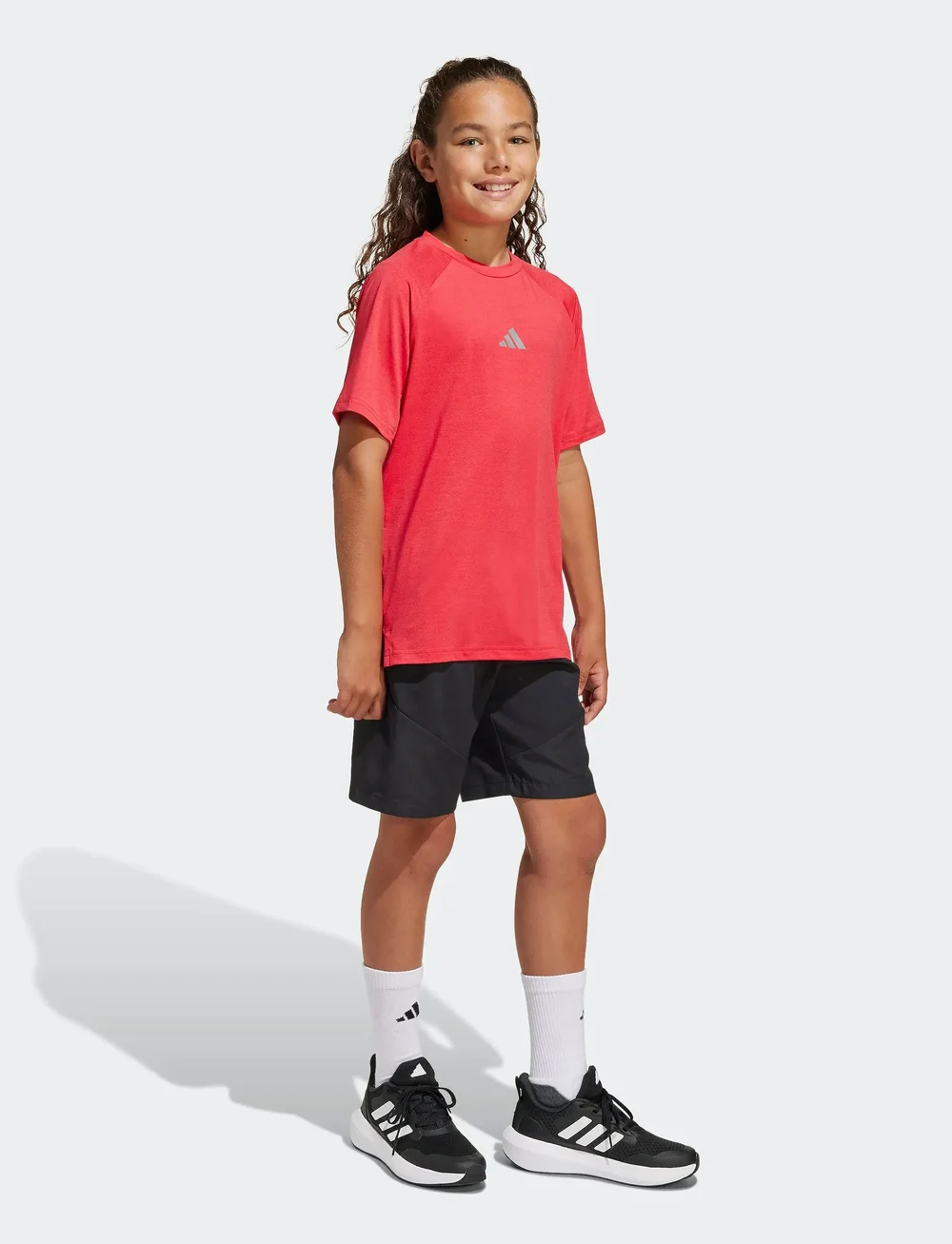 adidas Sportswear - J SPR TEE - marškinėliai trumpomis rankovėmis - purrub/black - 5