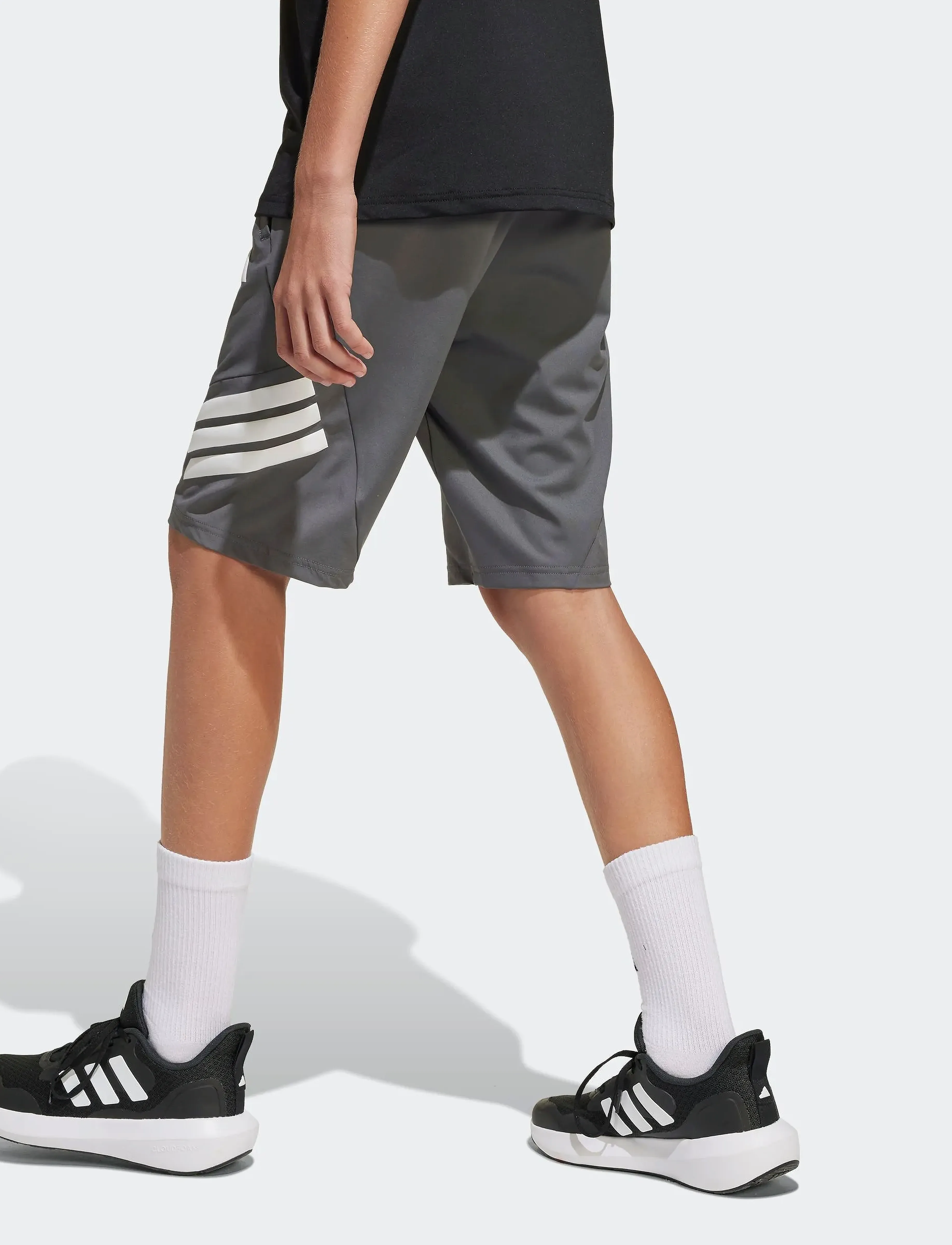adidas Sportswear - J SPR SHORTS - grefiv/white - 4