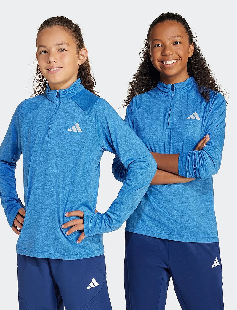 adidas Sportswear - J GT PZ ZIP LS - spordisärgid - brcyan/royblu/refsil - 4