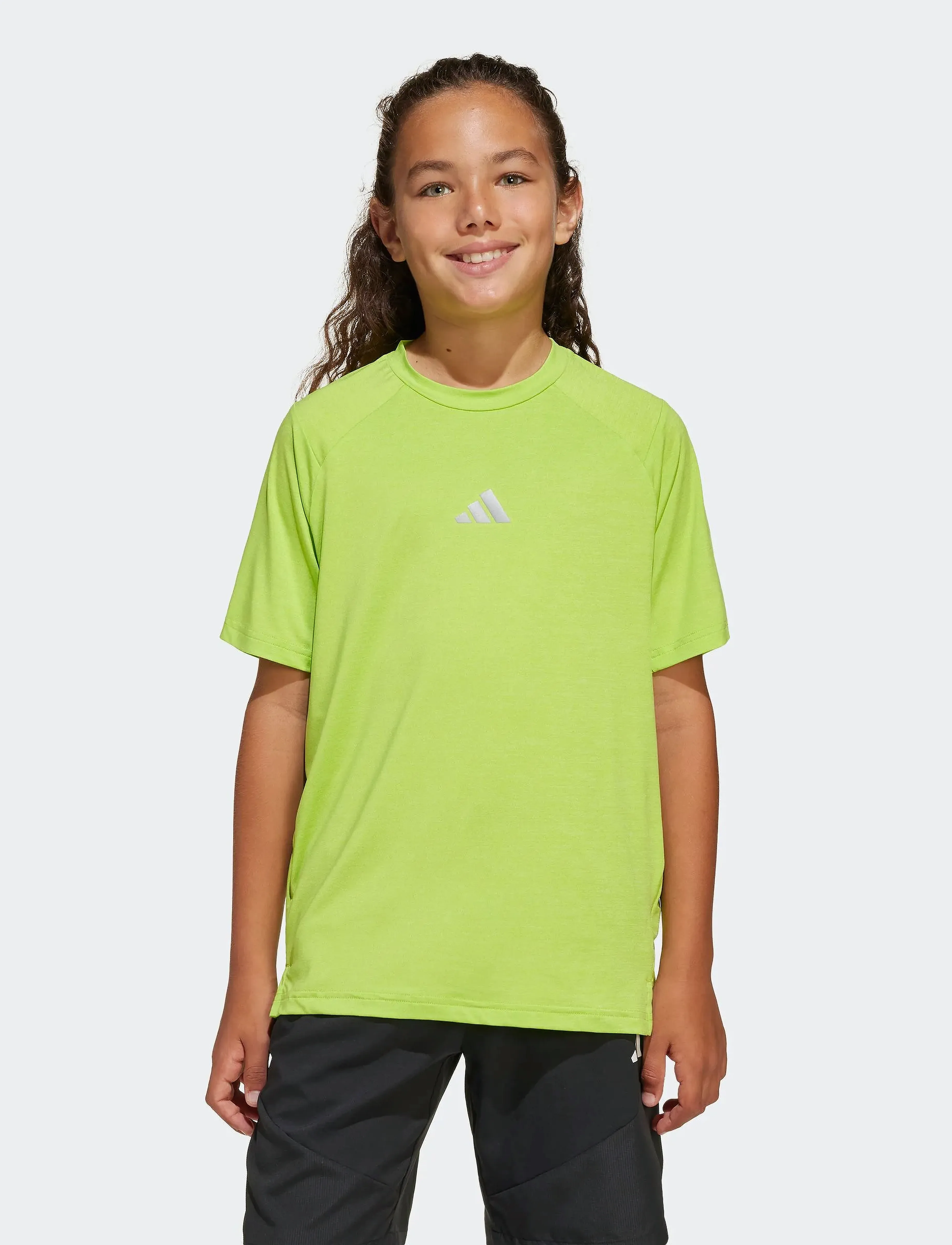 adidas Sportswear J GT PZ TEE - Overdeler - SESOSL/HIREYE/REFSIL / green