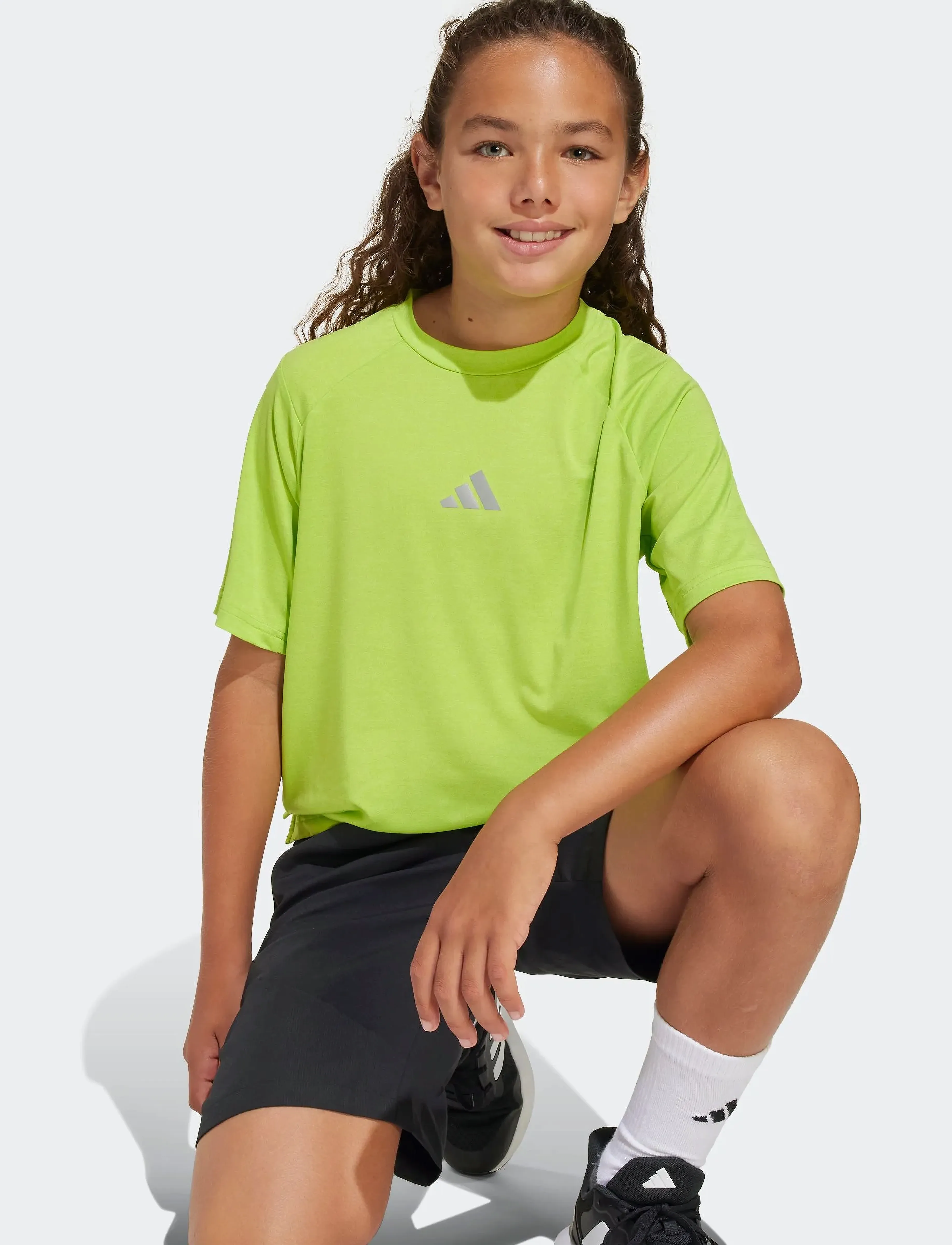 adidas Sportswear - J GT PZ TEE - sportoberteile - sesosl/hireye/refsil - 5