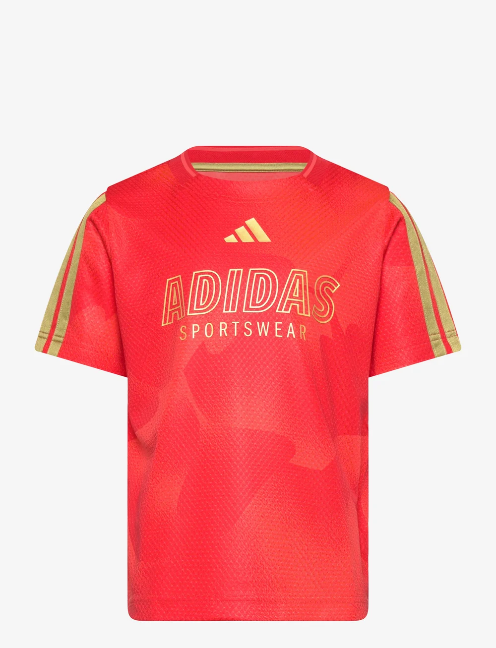adidas Sportswear - J HOT COF TEE - sporttoppar - vivred/goldmt - 1