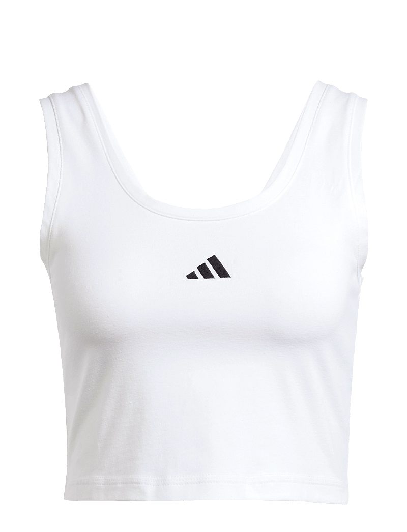 adidas Sportswear - W SL SJ TK - crop tops - white/black - 1
