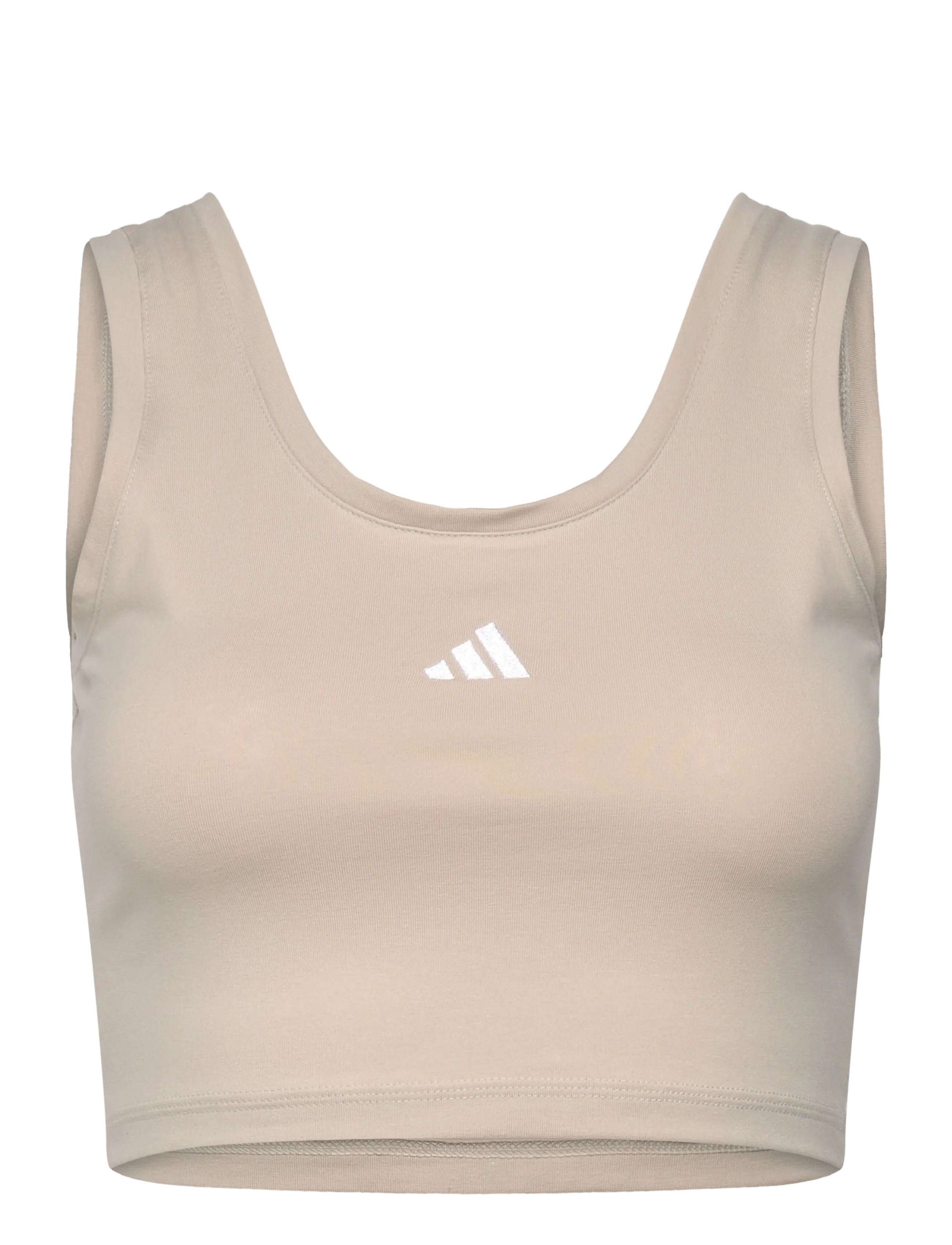 adidas Sportswear W SL SJ TK - Tank tops - WONALU/WHITE / beige