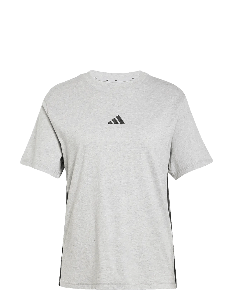 adidas Sportswear - W 3S SJ T - t-shirts - mgreyh/black - 1