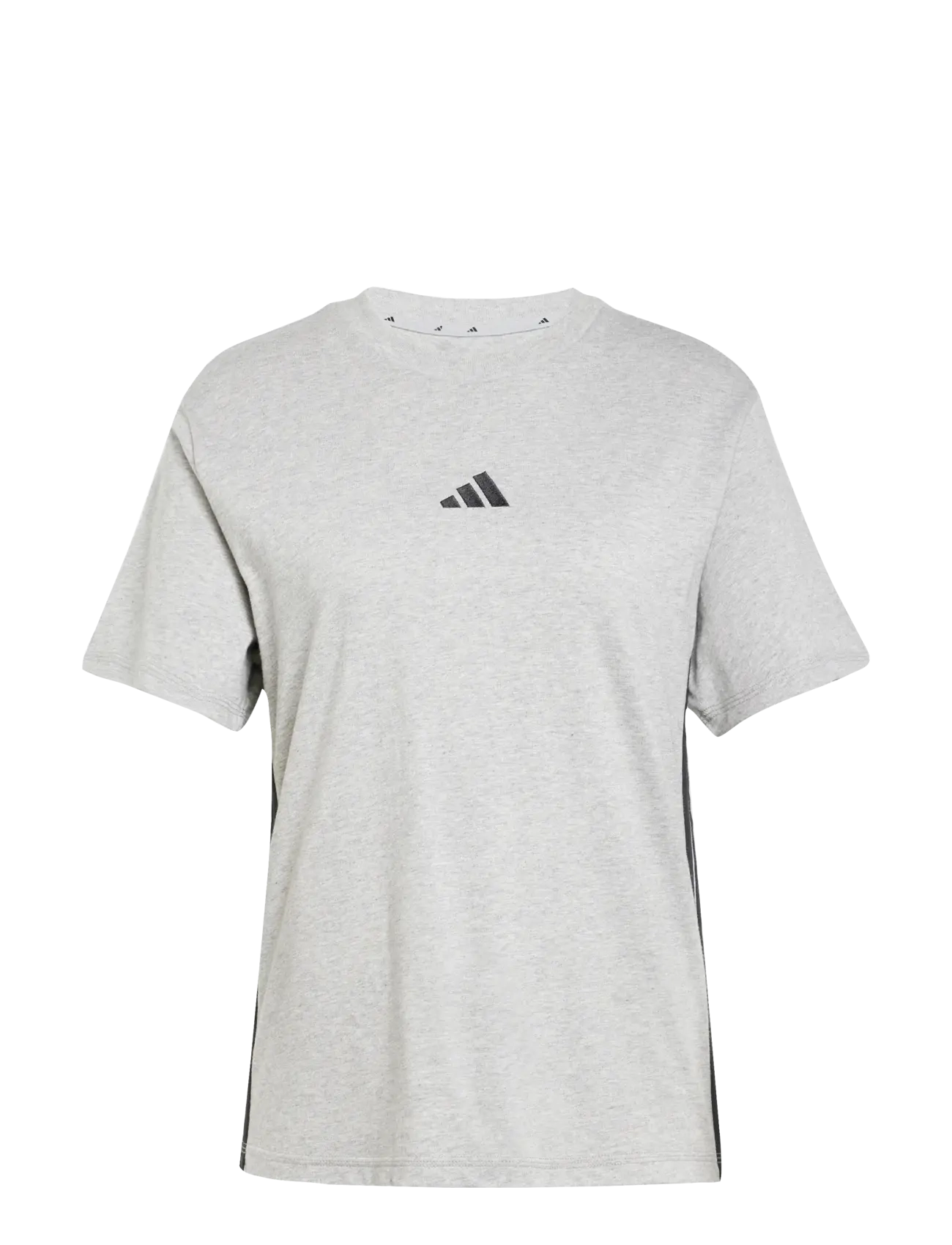 adidas Sportswear W 3S SJ T - adidas - MGREYH/BLACK / grey