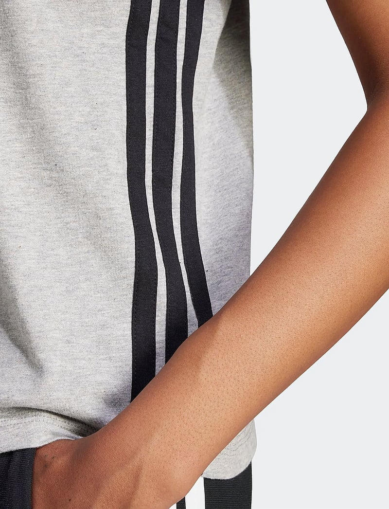 adidas Sportswear - W 3S SJ T - t-shirts - mgreyh/black - 5