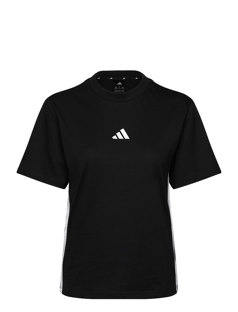 adidas Sportswear - W 3S SJ T - t-shirts - black/white - 1
