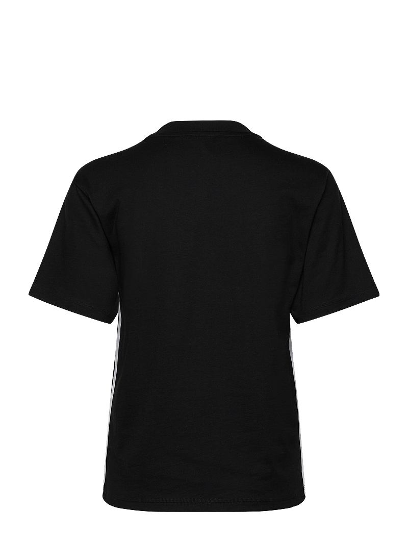 adidas Sportswear - W 3S SJ T - t-shirts - black/white - 2