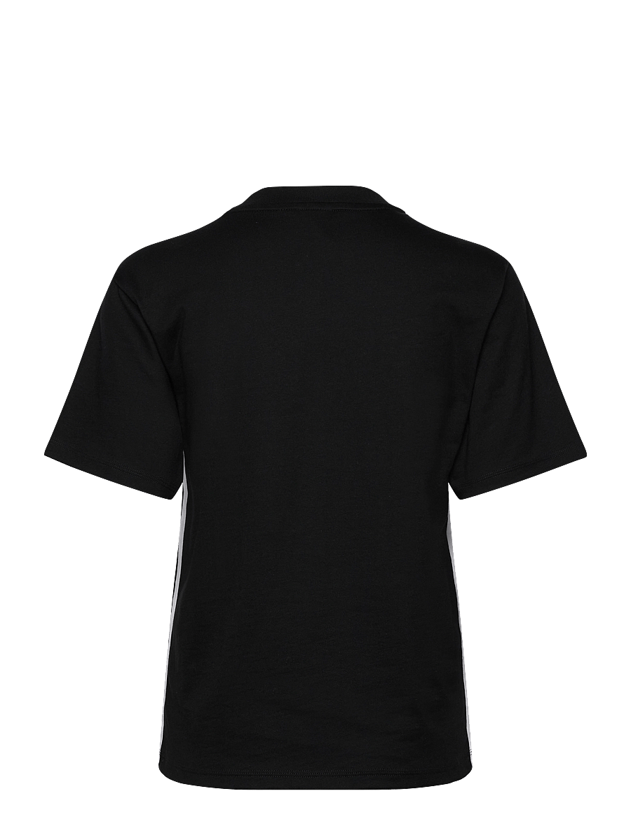 adidas Sportswear - W 3S SJ T - t-shirts - black/white - 2