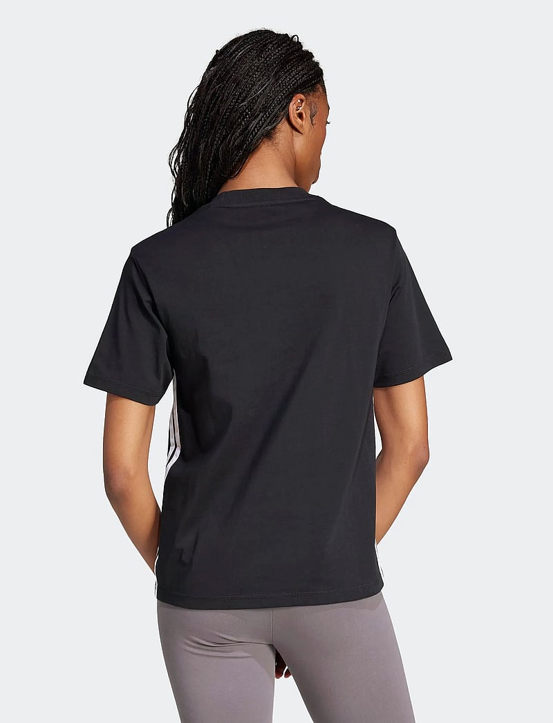 adidas Sportswear - W 3S SJ T - t-shirts - black/white - 5