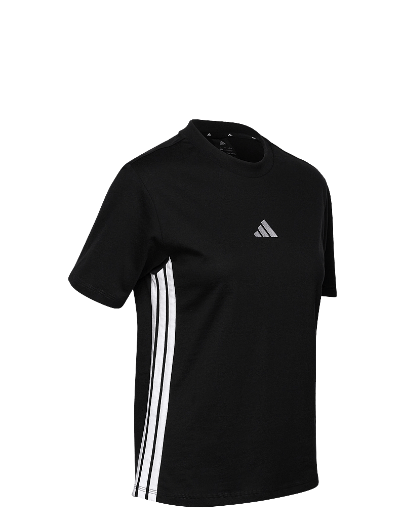 adidas Sportswear - W 3S SJ T - t-shirts - black/white - 3
