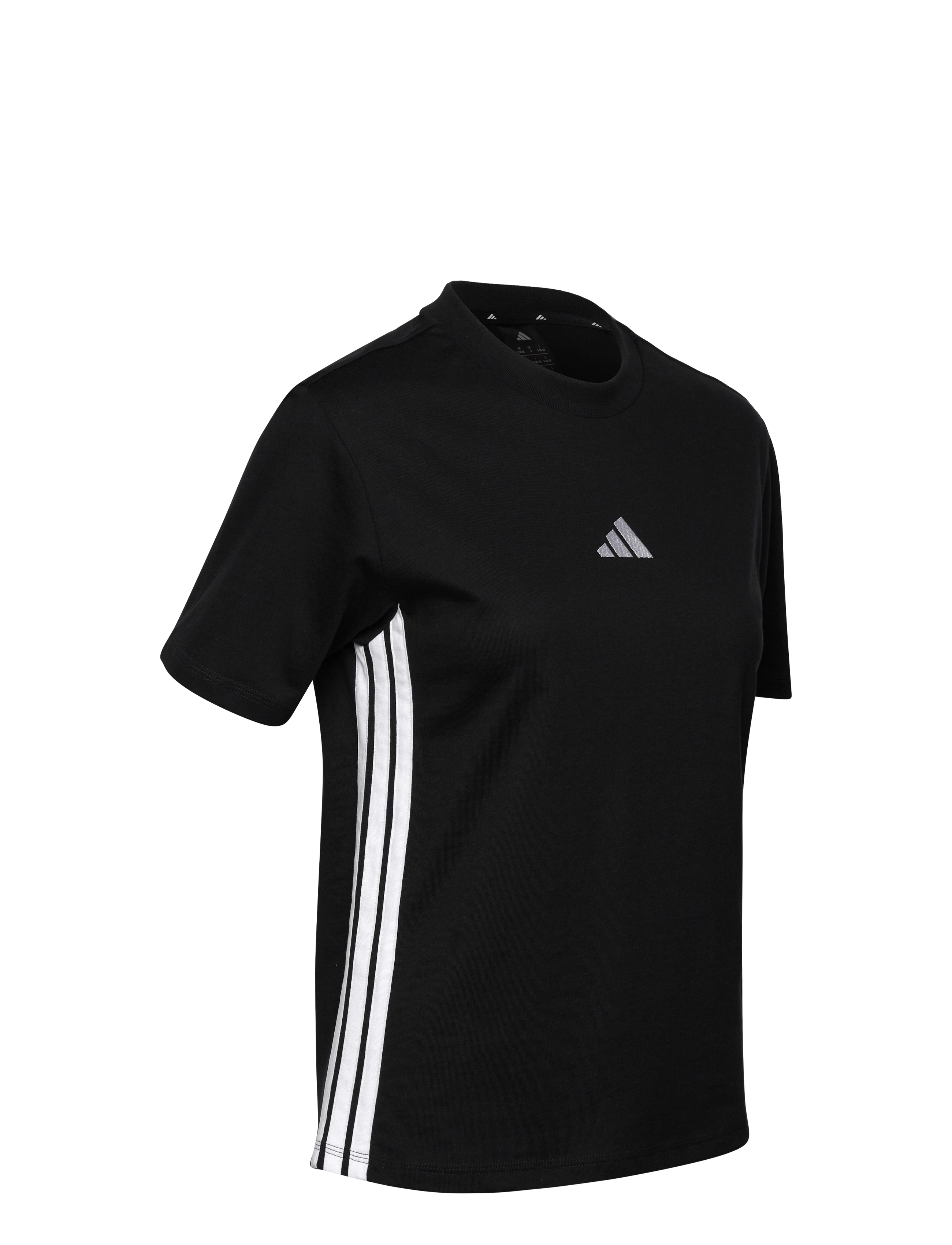adidas Sportswear - W 3S SJ T - t-shirts - black/white - 3