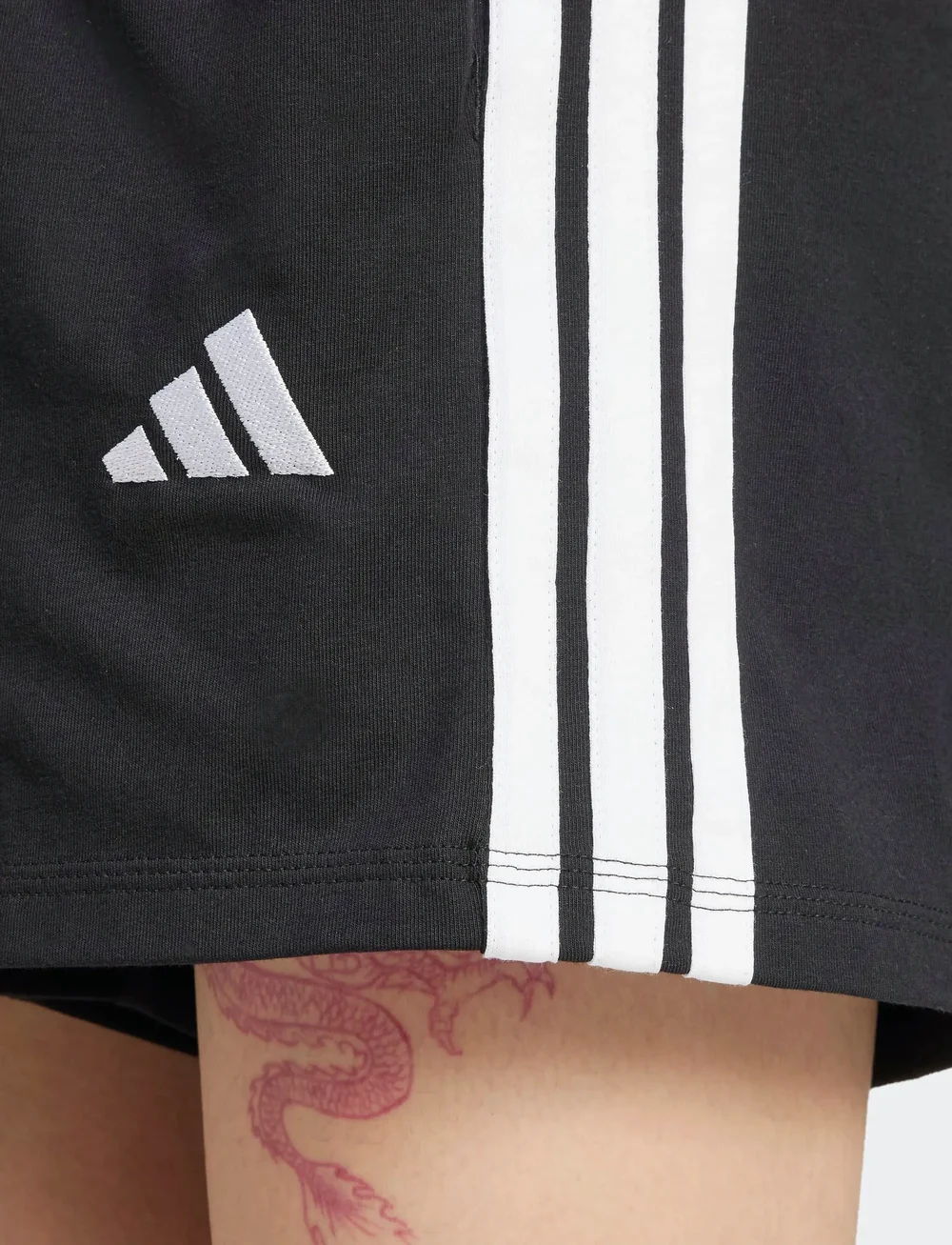 adidas Sportswear - W 3S SJ SHO - hosen - black/white - 3