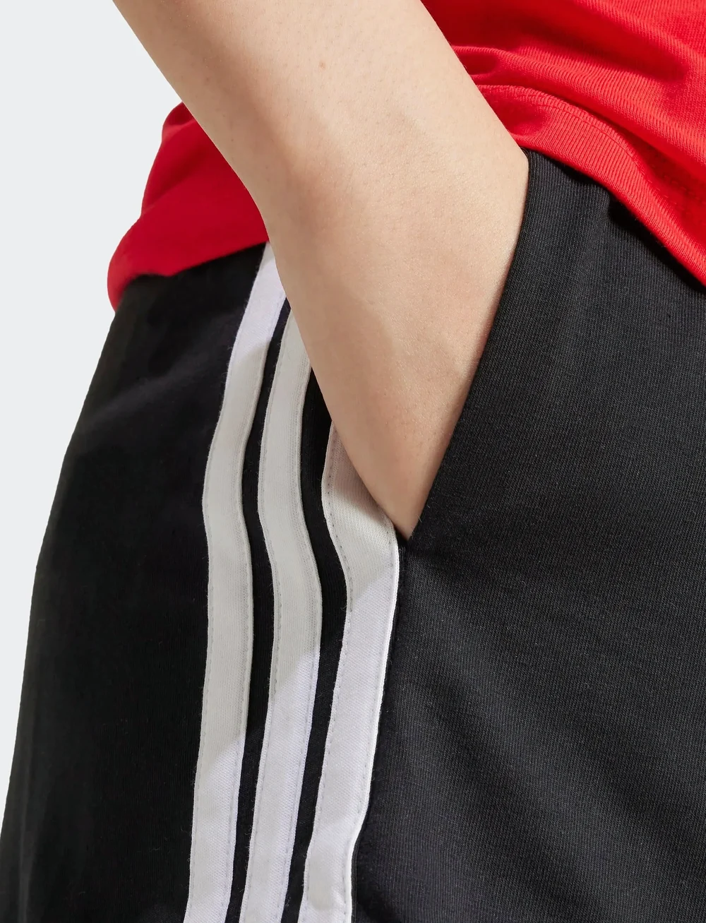 adidas Sportswear - W 3S SJ SHO - hosen - black/white - 4